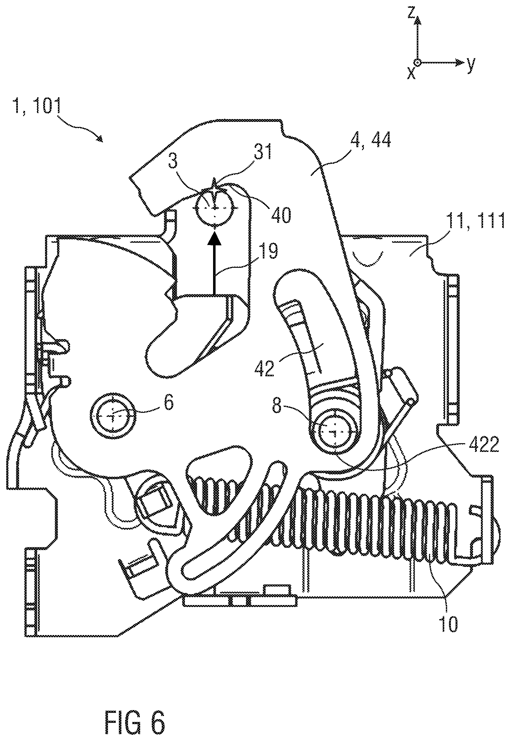 Patent US12460455 Figure 5 – Lock arrangement—in particular, for an engine hood of a vehicle