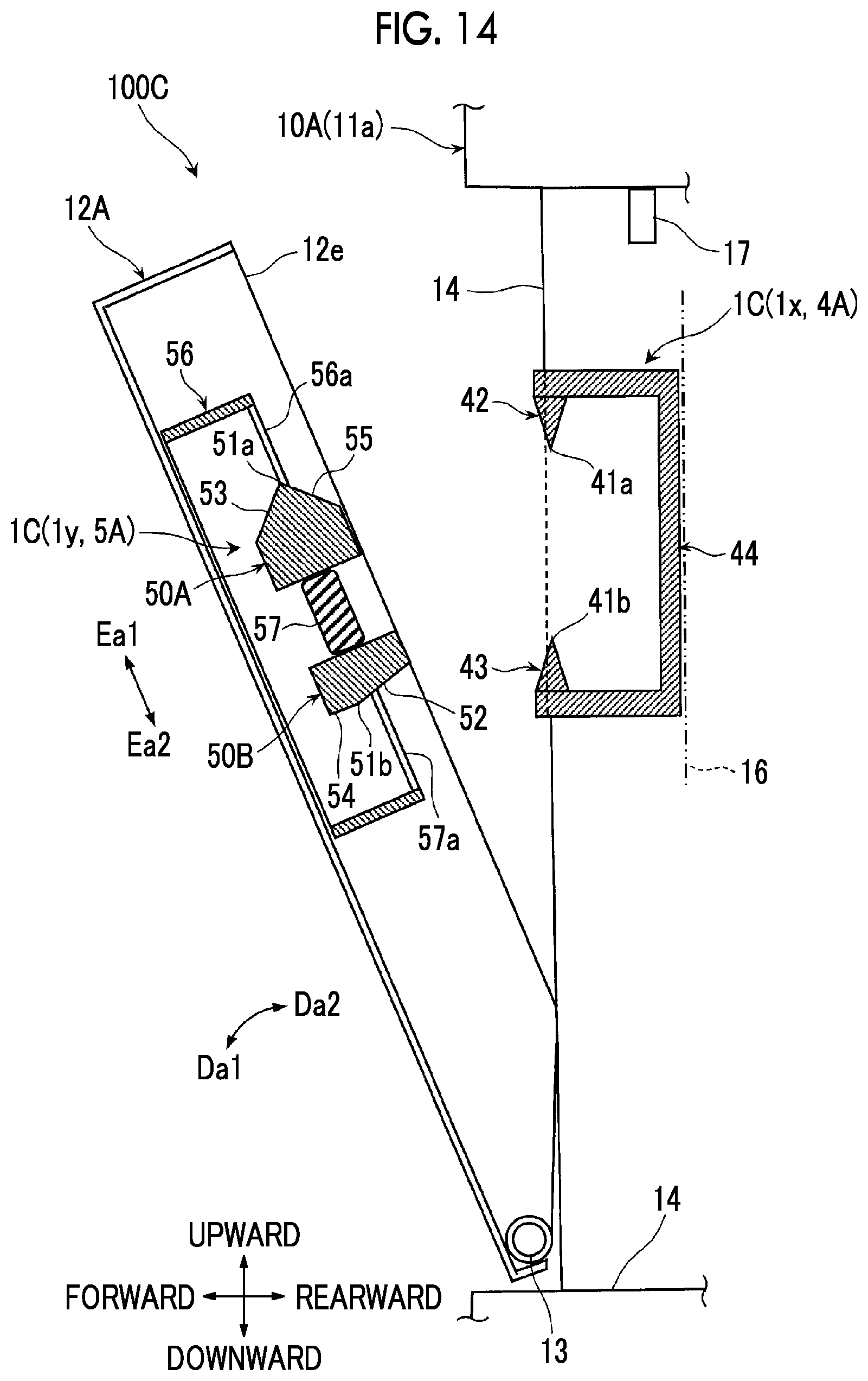 Patent US12460456 Figure 14 – Latch mechanism and device including latch mechanism