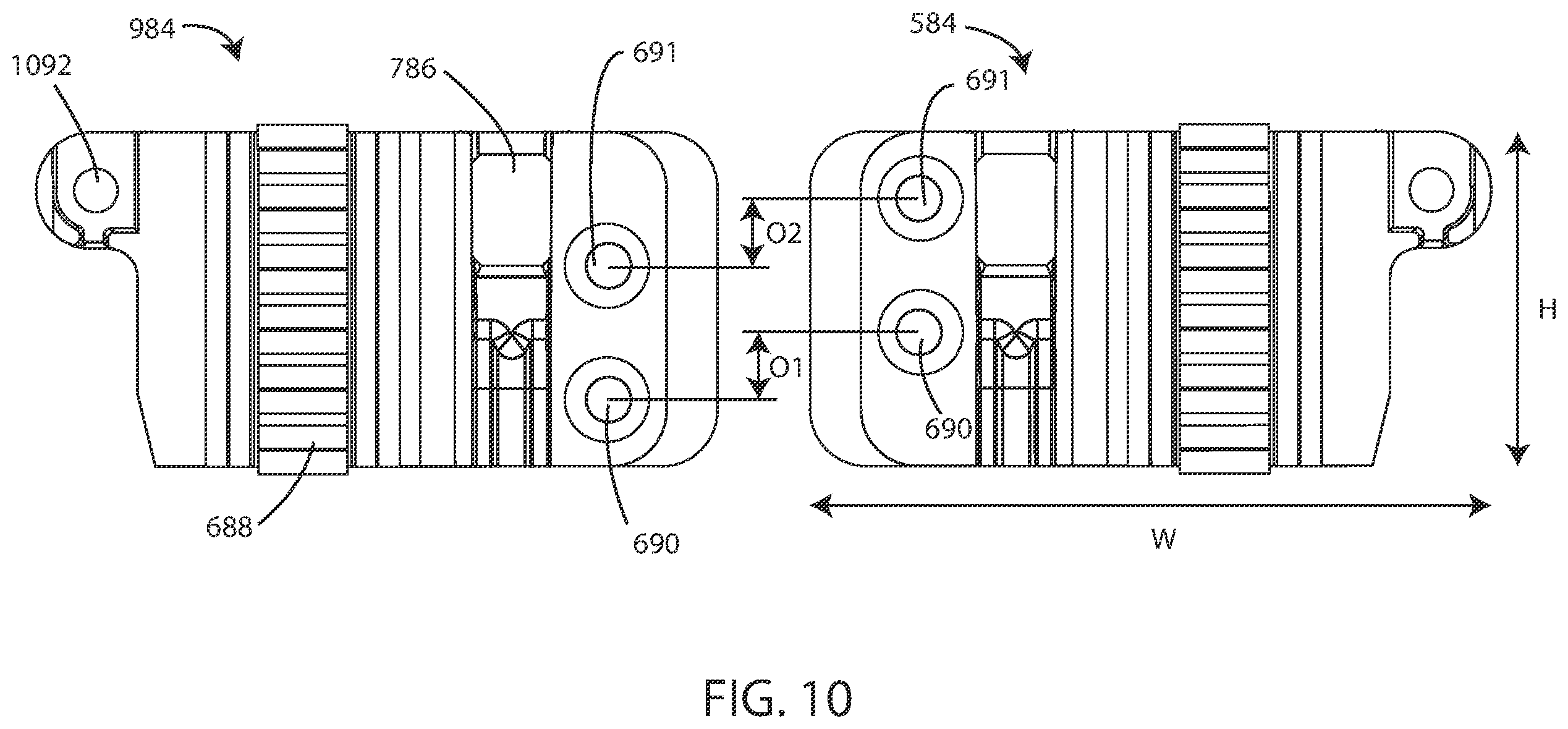 Patent US12460457 Figure 9 – Sash tilt bolt and checkrail bracket systems for coastal impact resistant fenestrations