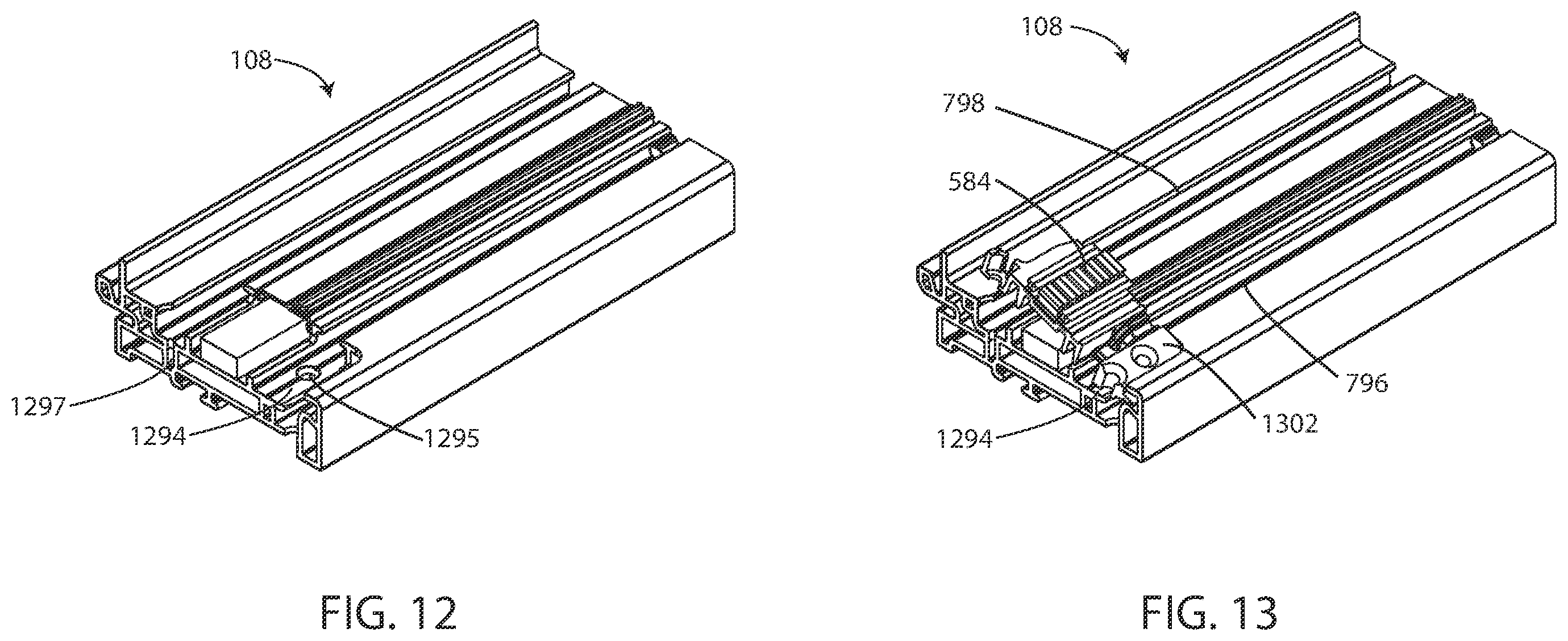 Patent US12460457 Figure 11 – Sash tilt bolt and checkrail bracket systems for coastal impact resistant fenestrations