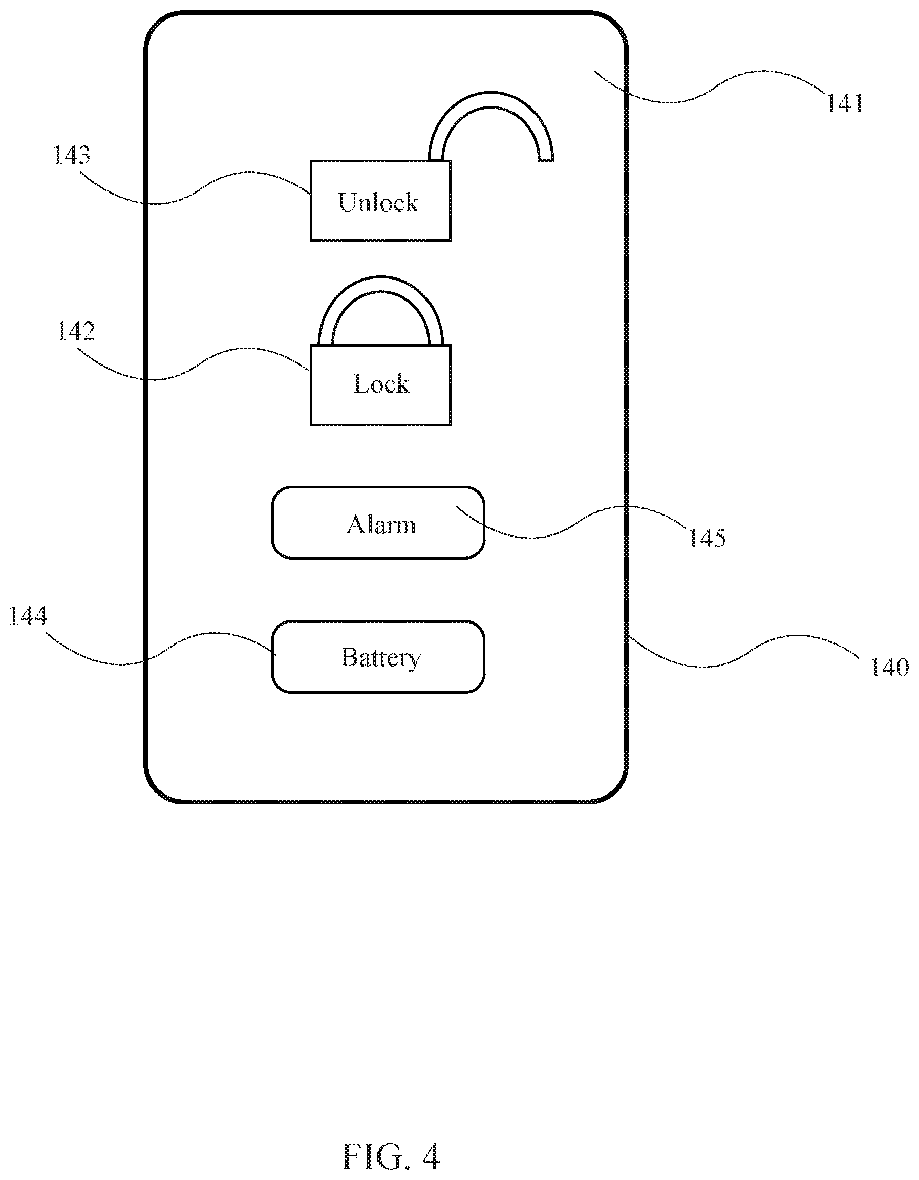 Patent US12460458 Figure 4 – Removable, non-intrusive, remotely-controlled door locking apparatus