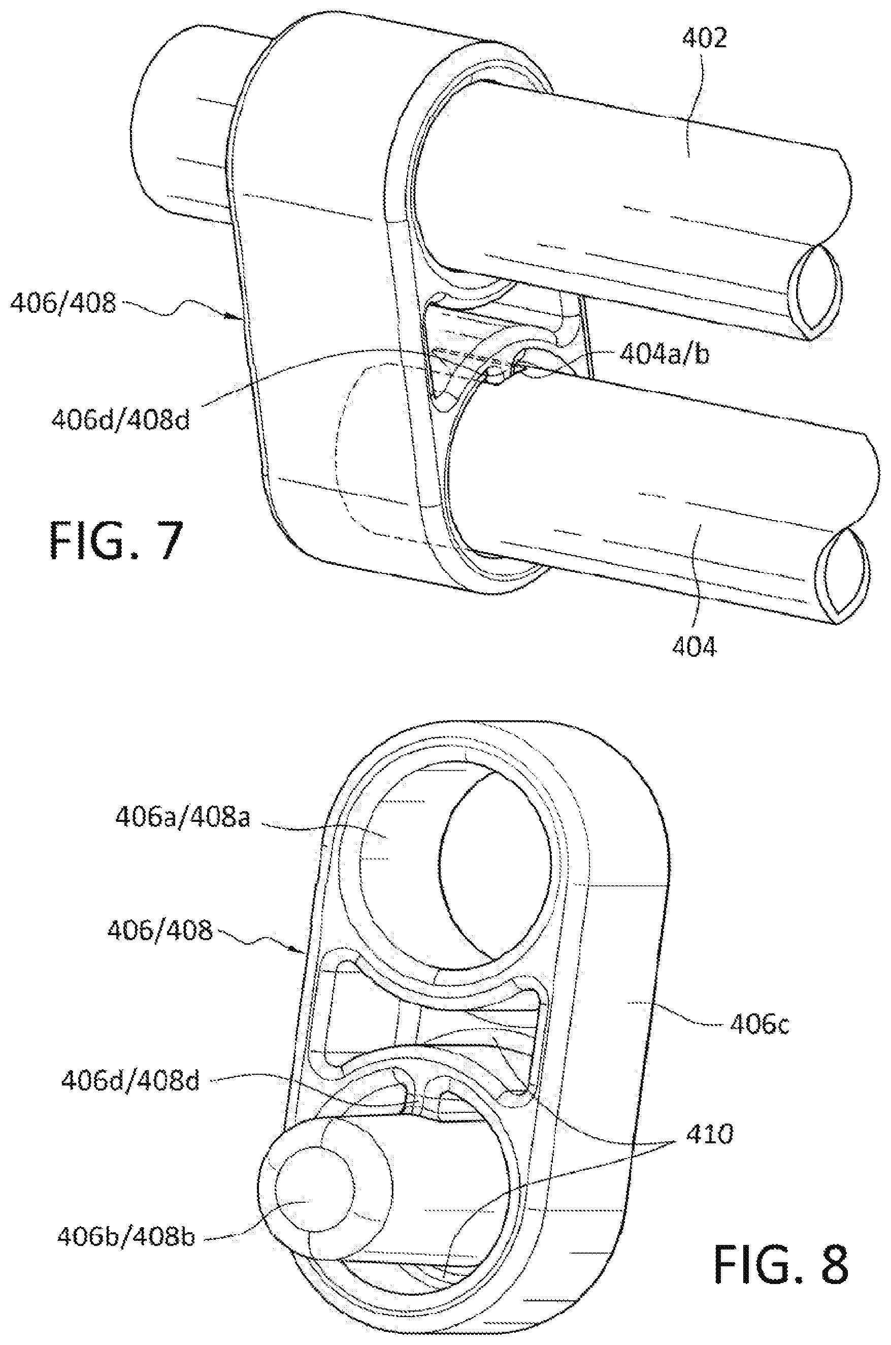 Patent US12460459 Figure 5 – Double jointed door hinge