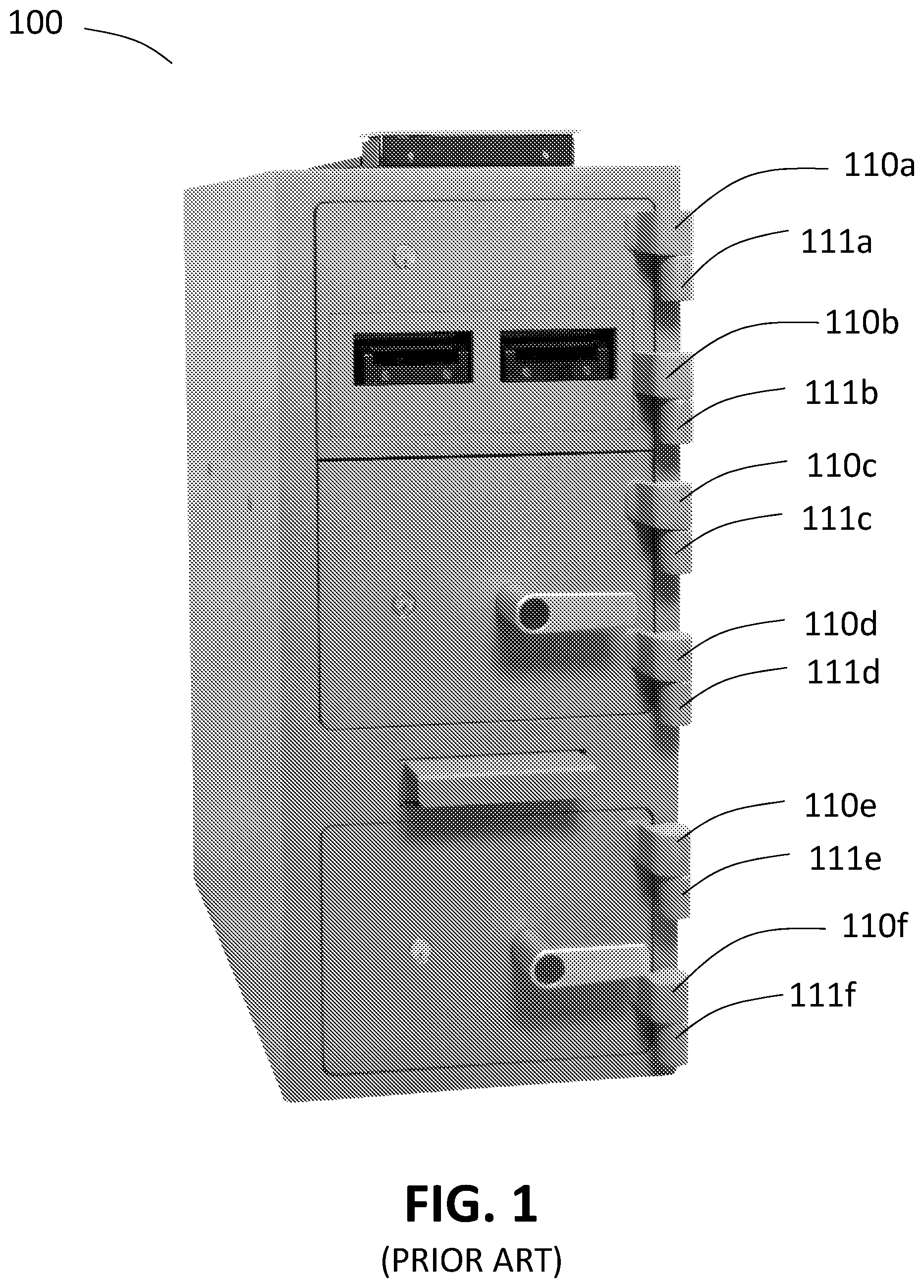 Patent US12460462 — Secure vault apparatus — Figure 1