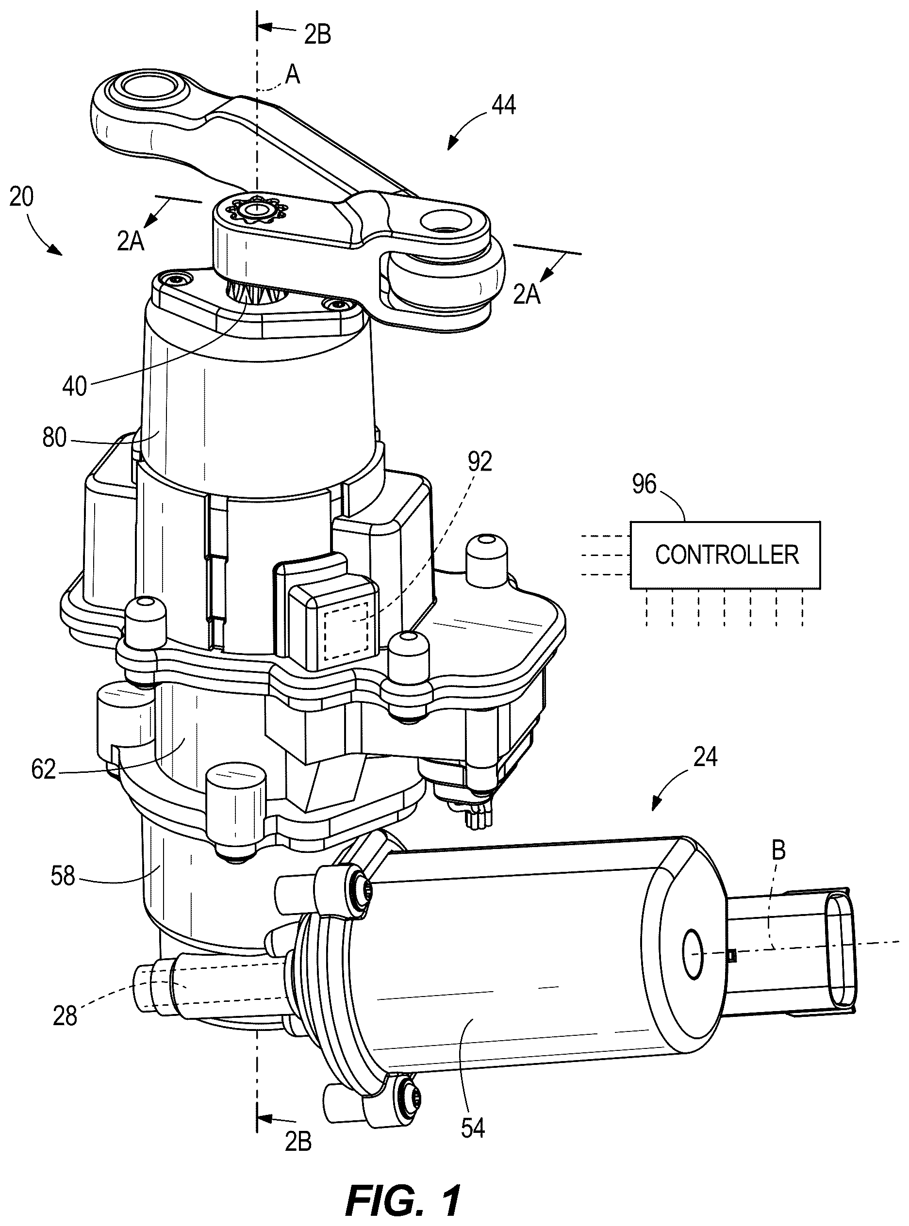 Patent US12460464 — Brake for vehicle closure actuator — Figure 1