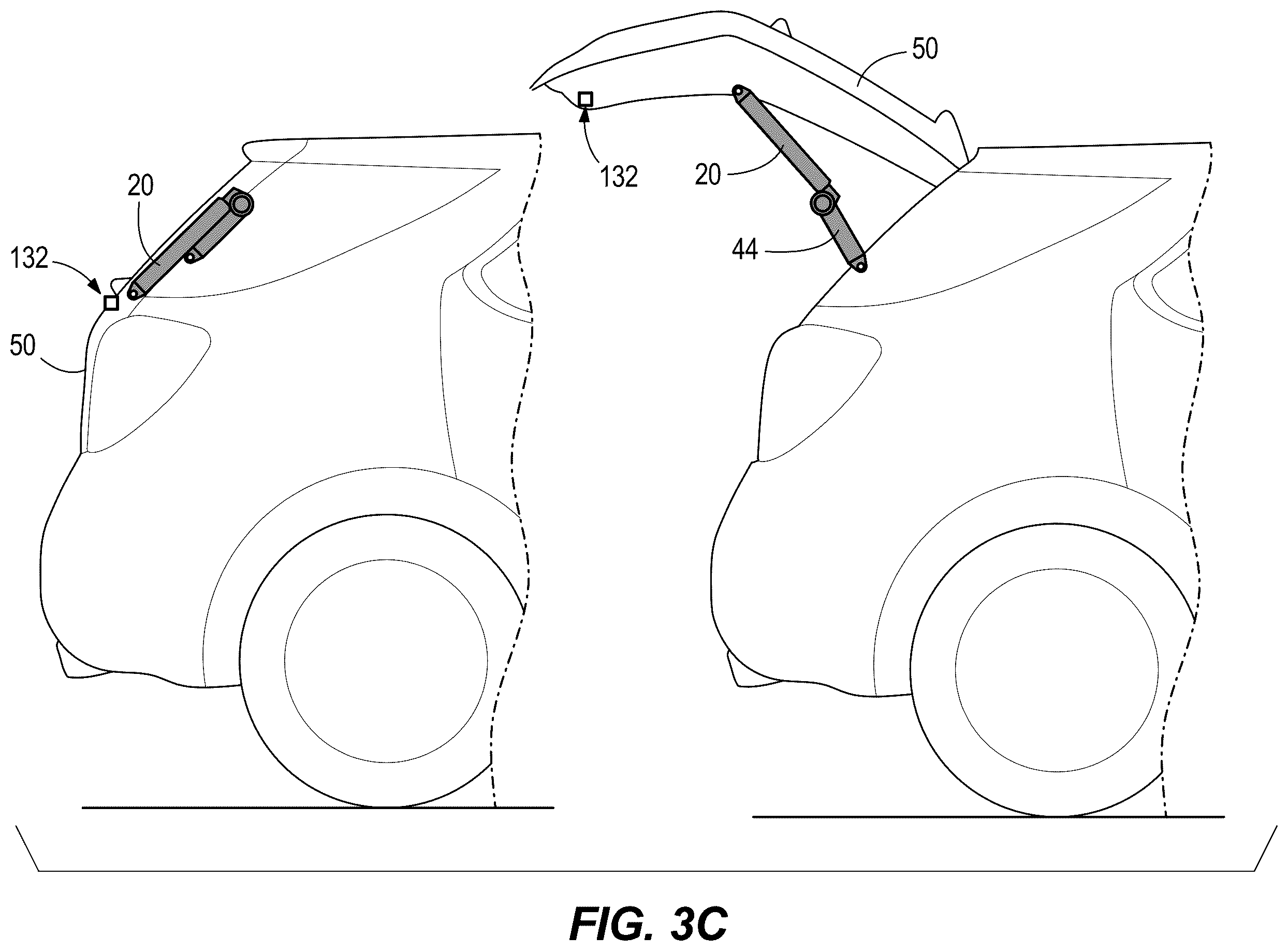 Patent US12460464 Figure 5 – Brake for vehicle closure actuator