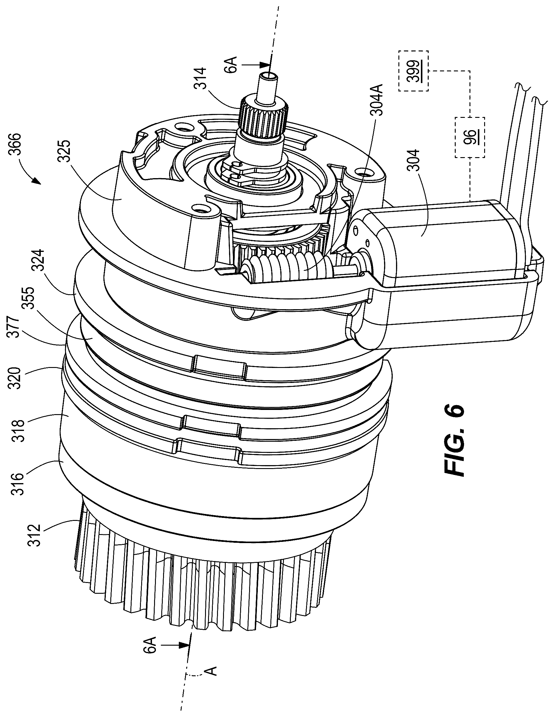 Patent US12460464 Figure 11 – Brake for vehicle closure actuator