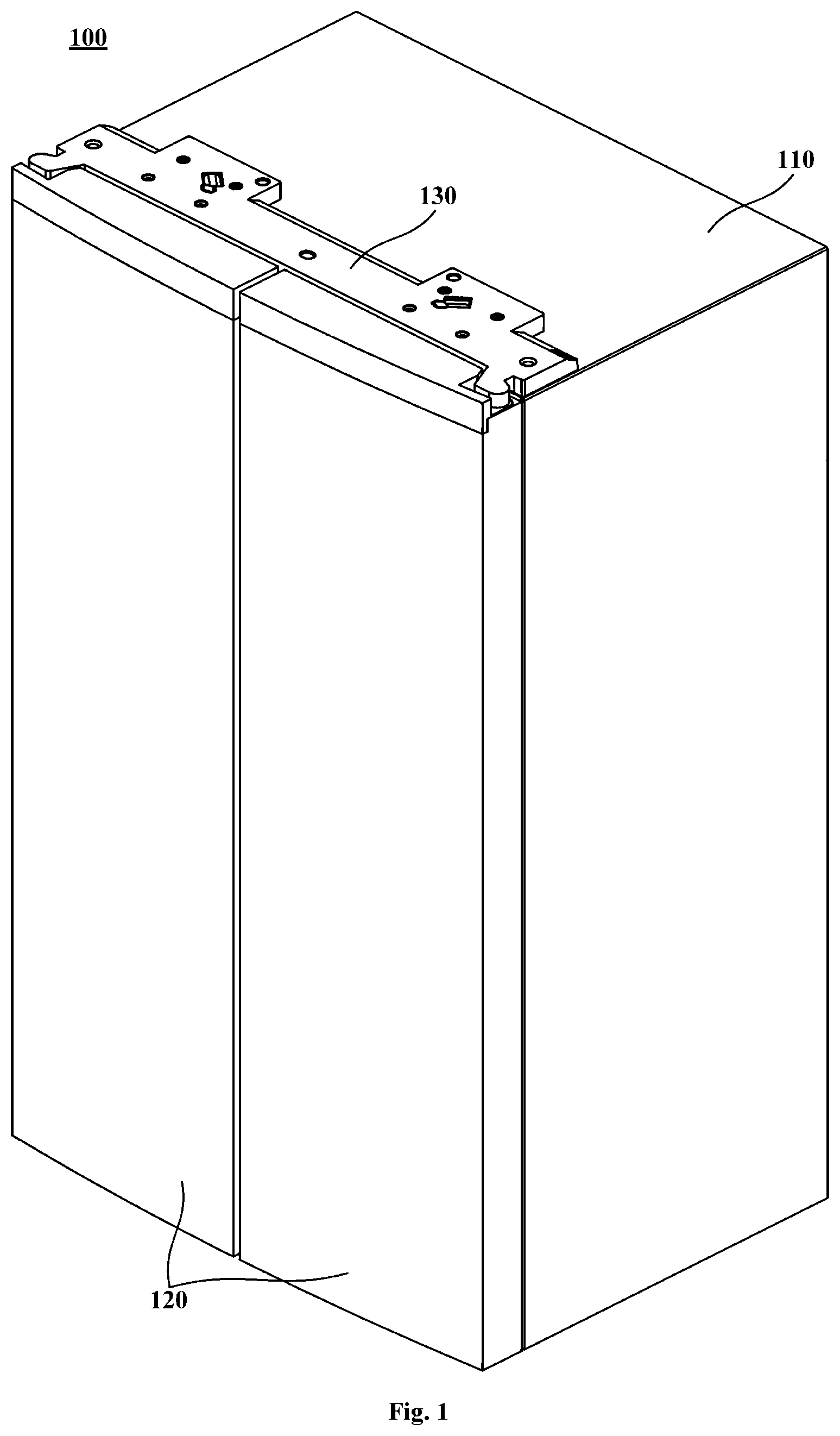 Patent US12460465 Figure 1 – Storage device