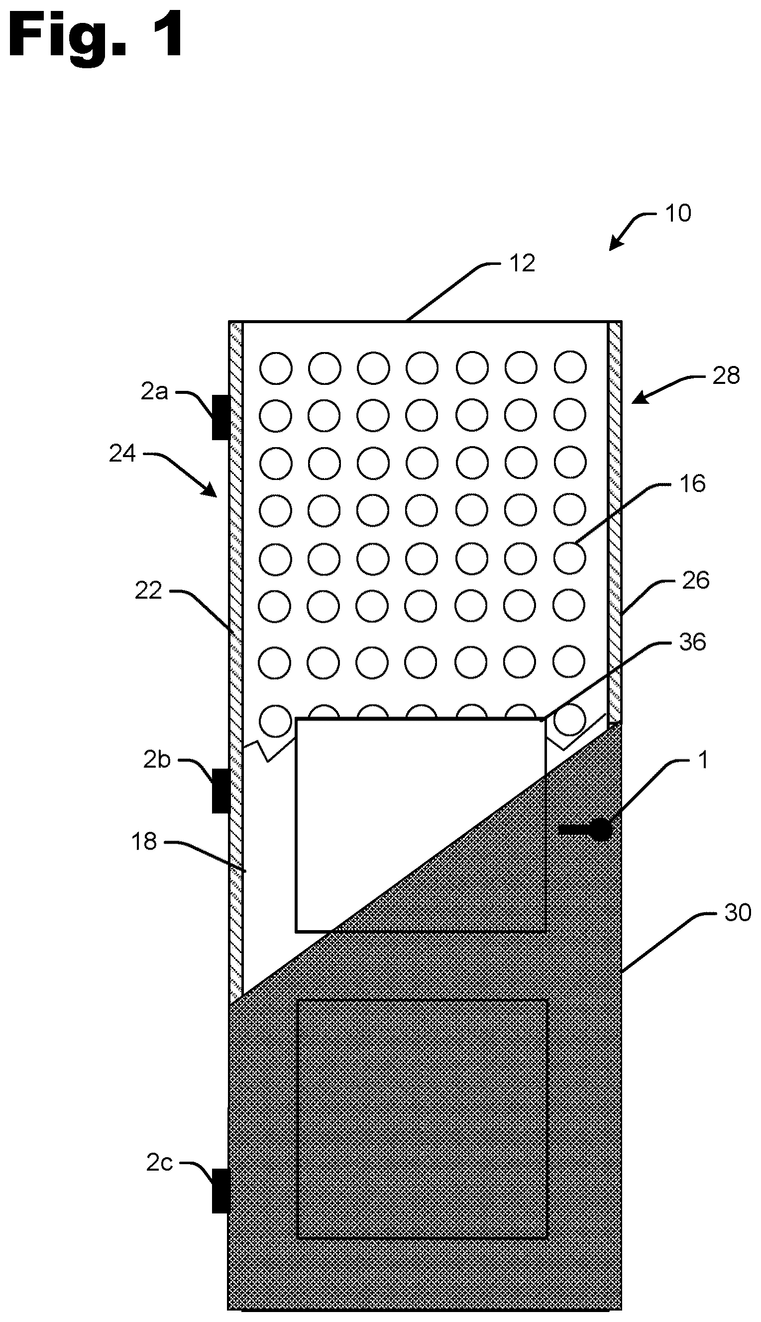Patent US12460470 Figure 1 – Manufactured door