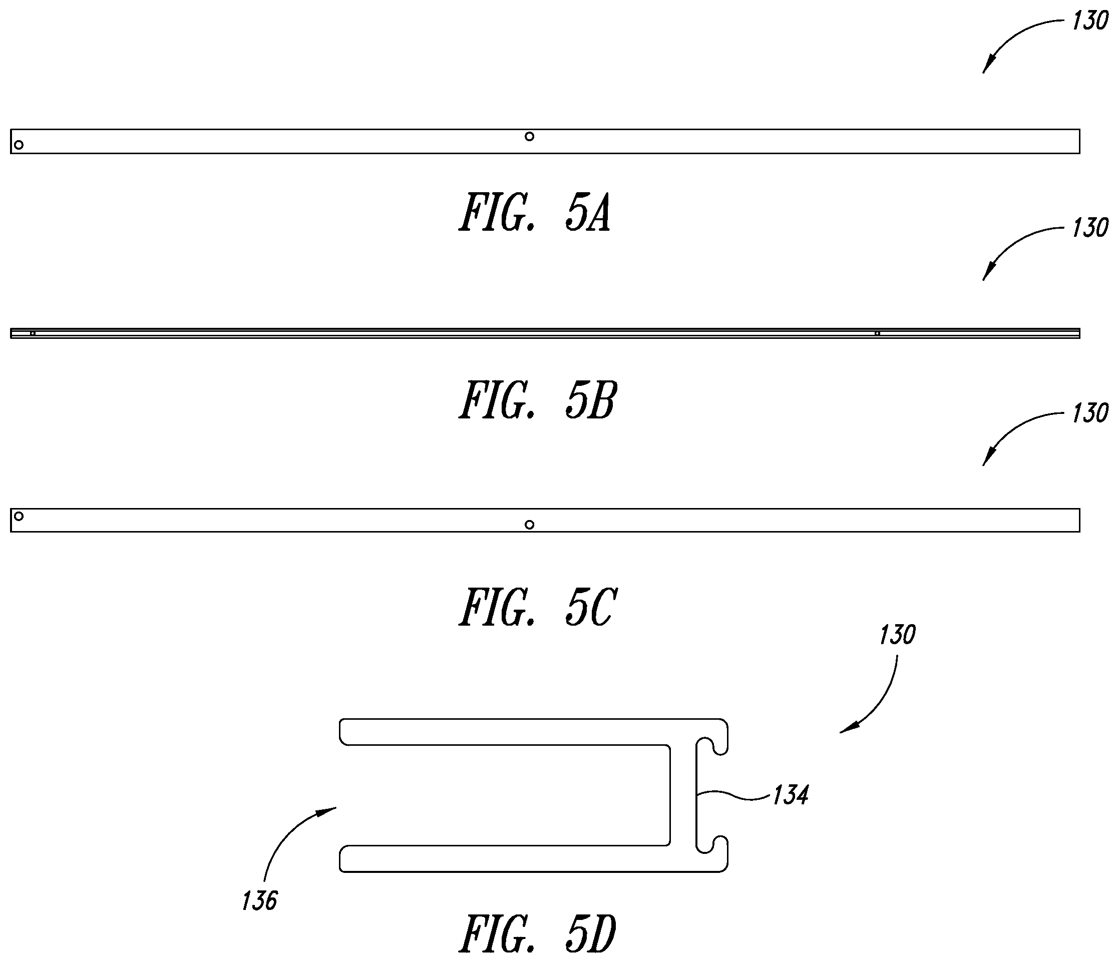 Patent US12460472 Figure 5 – Top-hanging sliding door including wedge design top seal