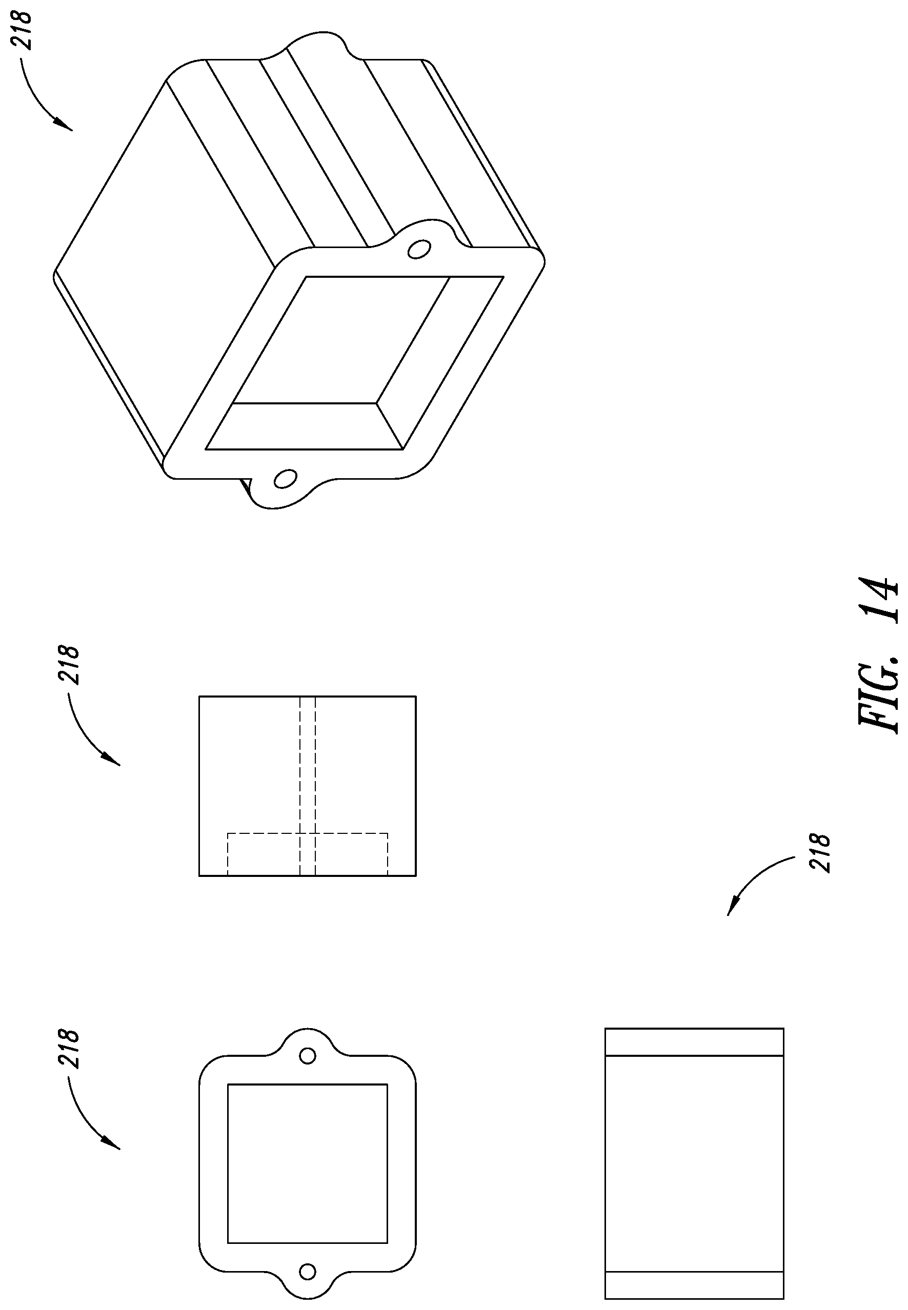 Patent US12460472 Figure 14 – Top-hanging sliding door including wedge design top seal