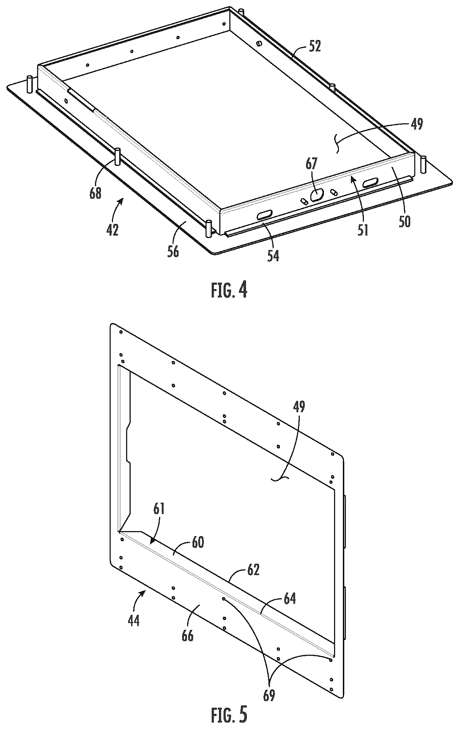 Patent US12460473 Figure 3 – Garage door with secure door assembly for packages