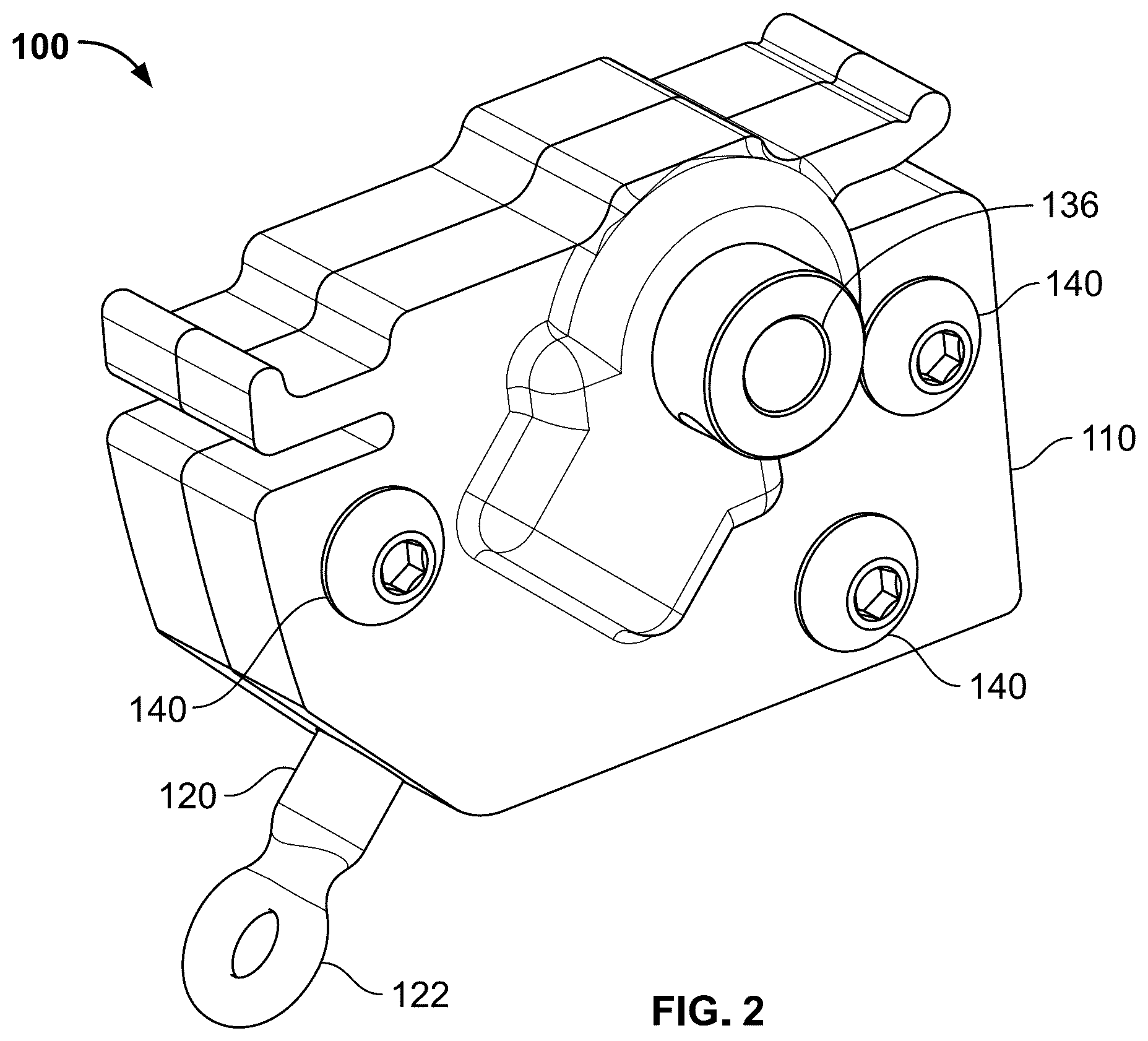 Patent US12460475 Figure 2 – Motorized slat angle adjustment mechanism for window blinds