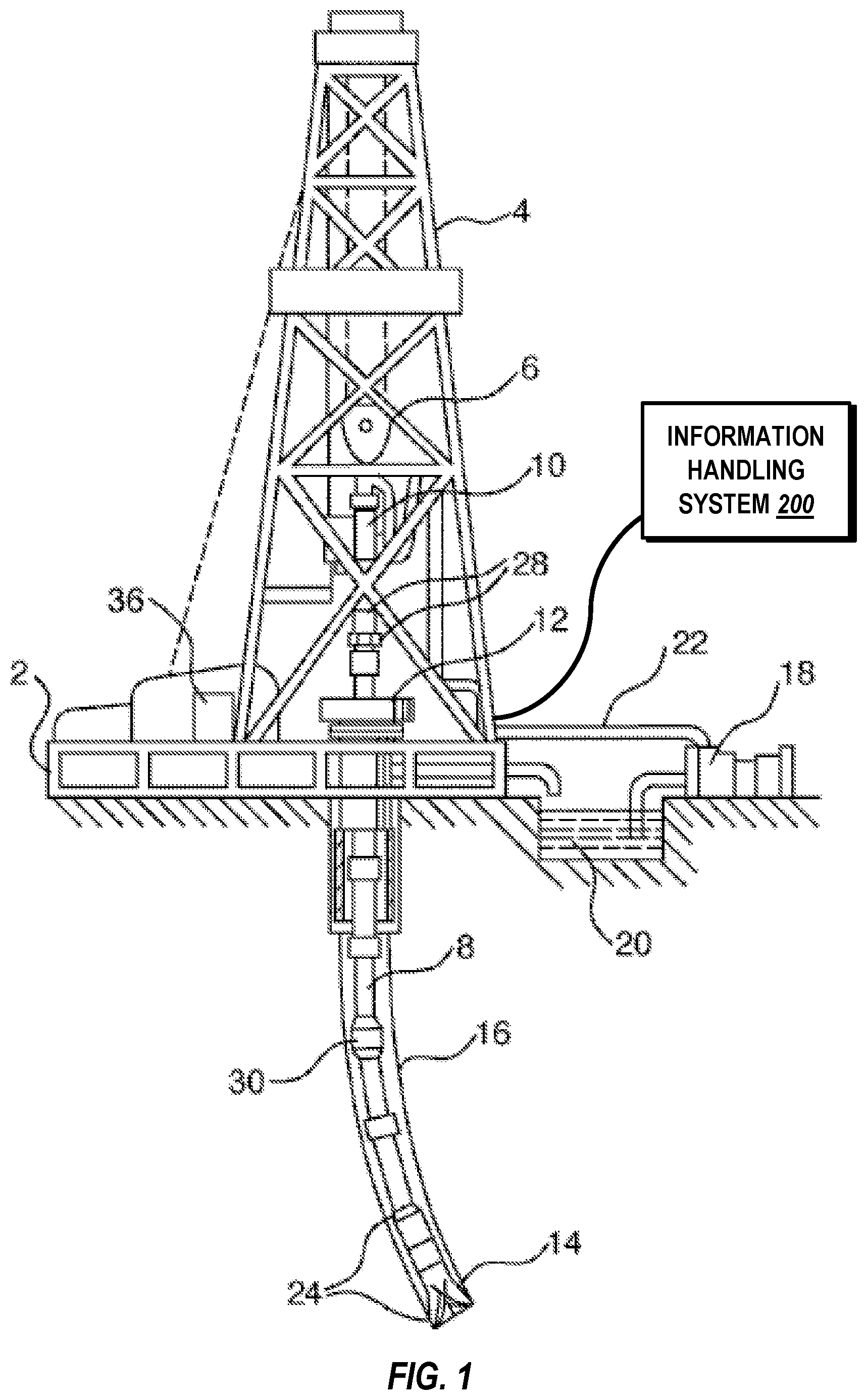 Patent US12460482 Figure 1 – Absolute linear position for downhole tool using rotary potentiometer