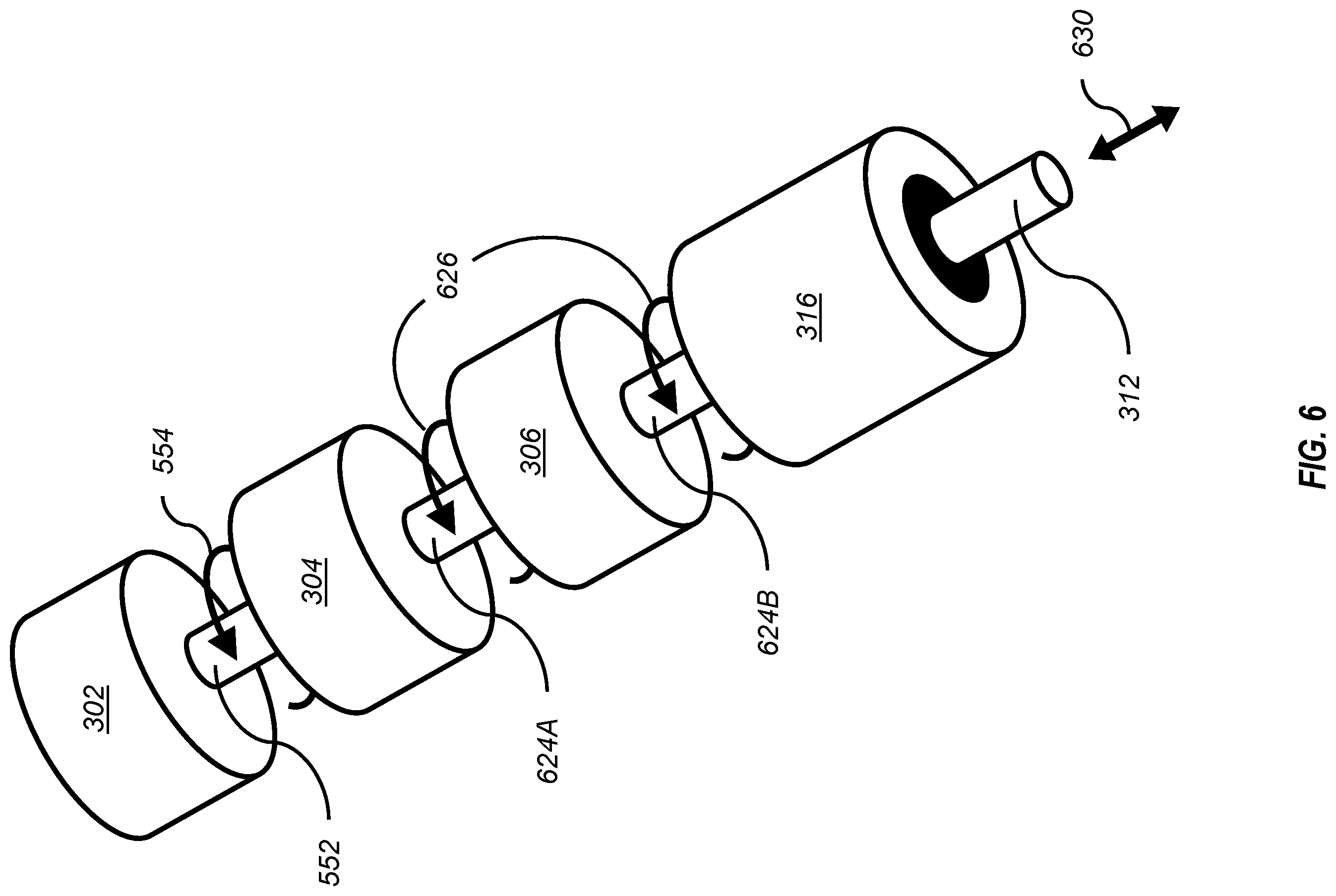 Patent US12460482 Figure 6 – Absolute linear position for downhole tool using rotary potentiometer