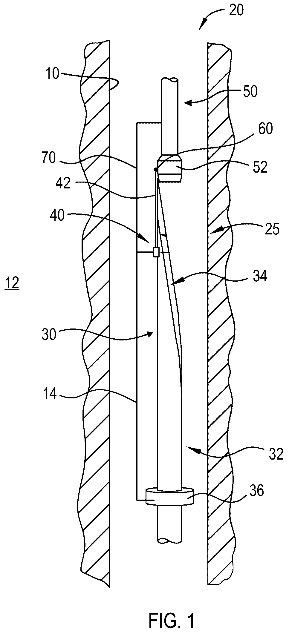 Patent US12460483 Figure 1 – Apparatus and method for assembling and deploying whipstock assembly