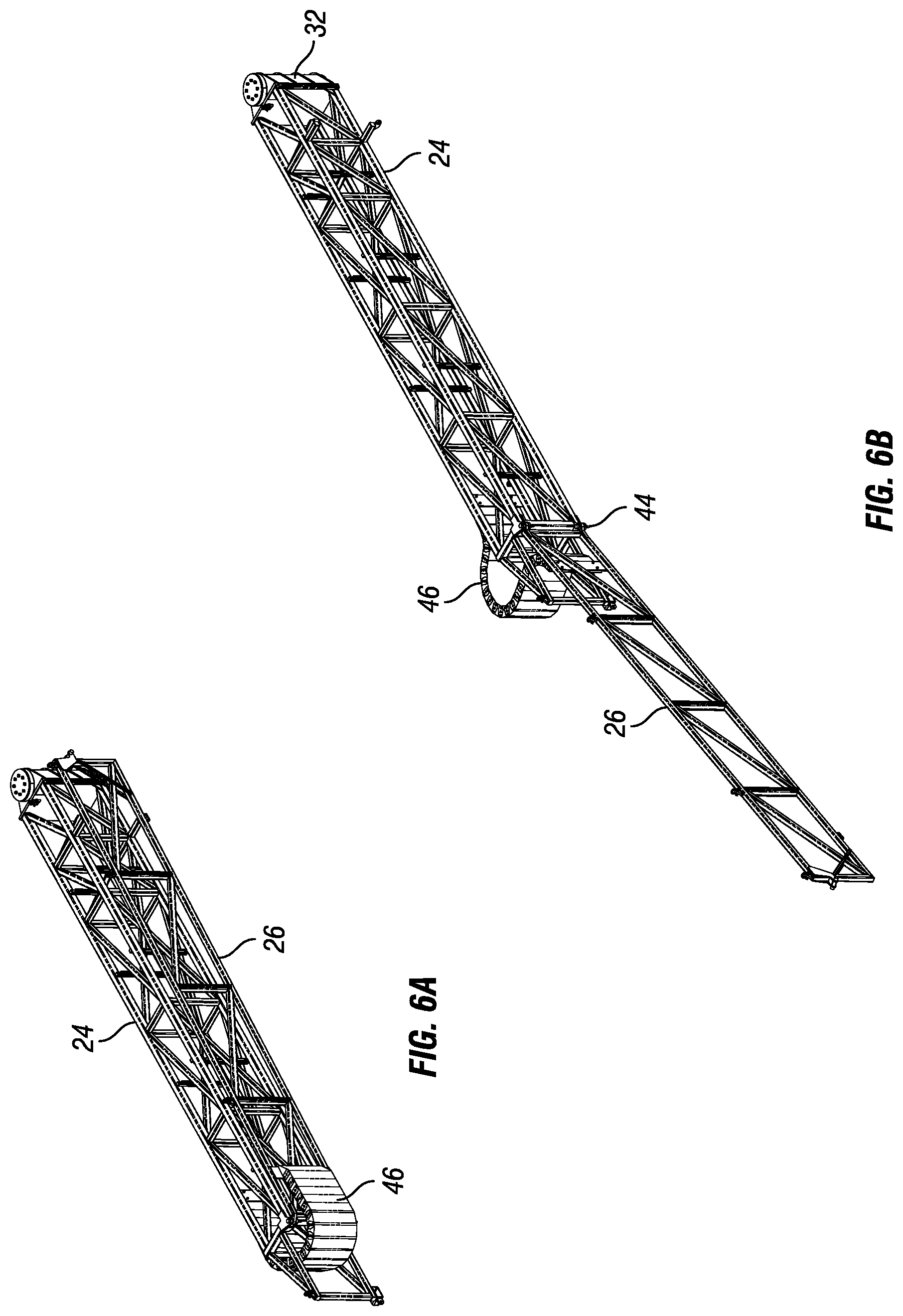 Patent US12460484 Figure 6 – Mobile boom system