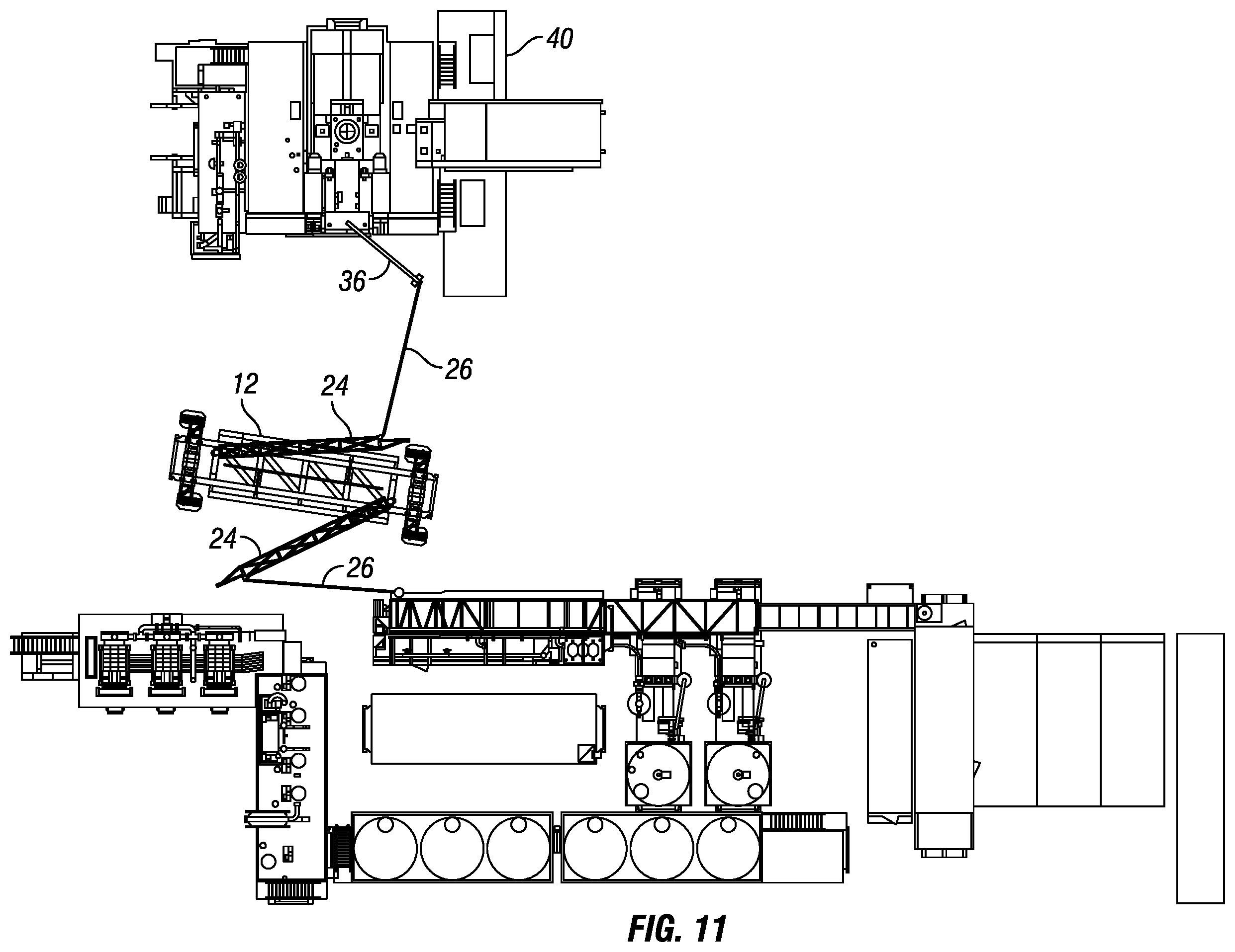Patent US12460484 Figure 12 – Mobile boom system