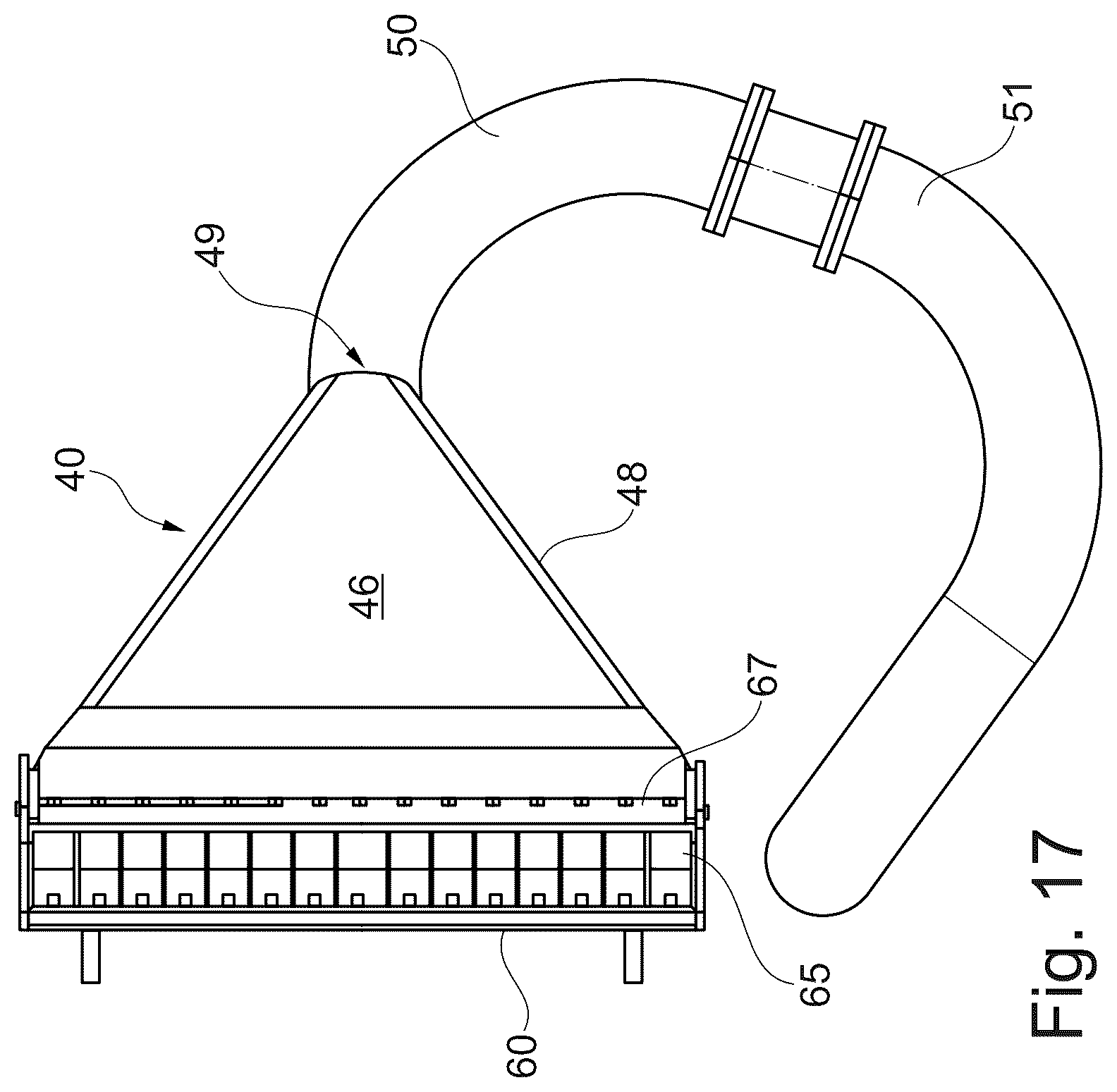 Patent US12460487 Figure 17 – Drill head for creating a borehole in the ground