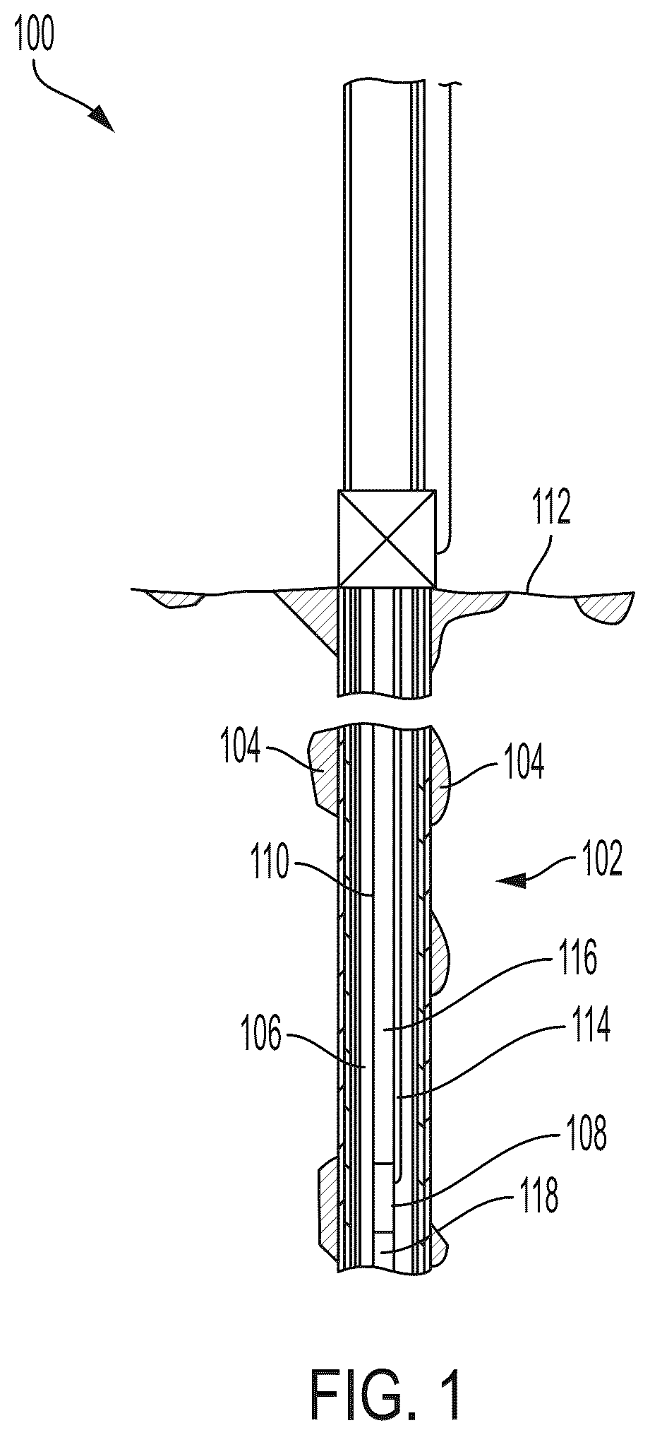 Patent US12460489 Figure 1 – Replaceable flapper seat assembly for a safety valve in a wellbore
