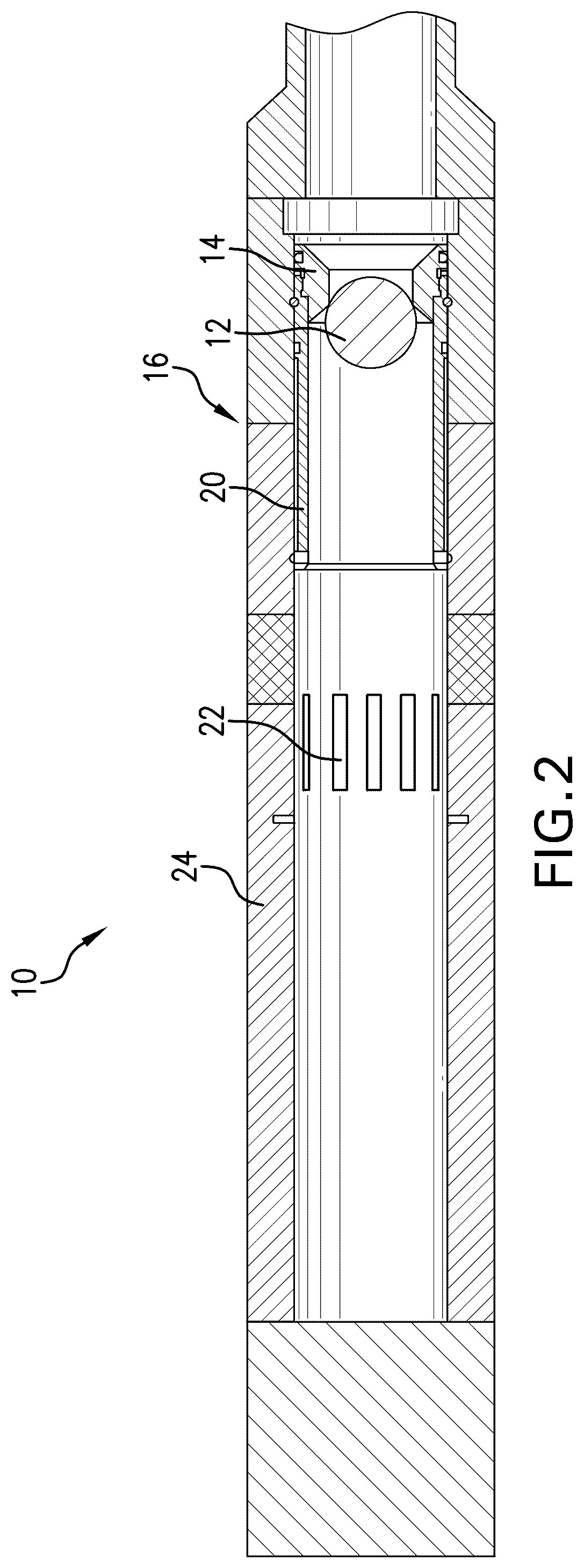 Patent US12460491 Figure 2 – Tripping and filtration object, system, and method