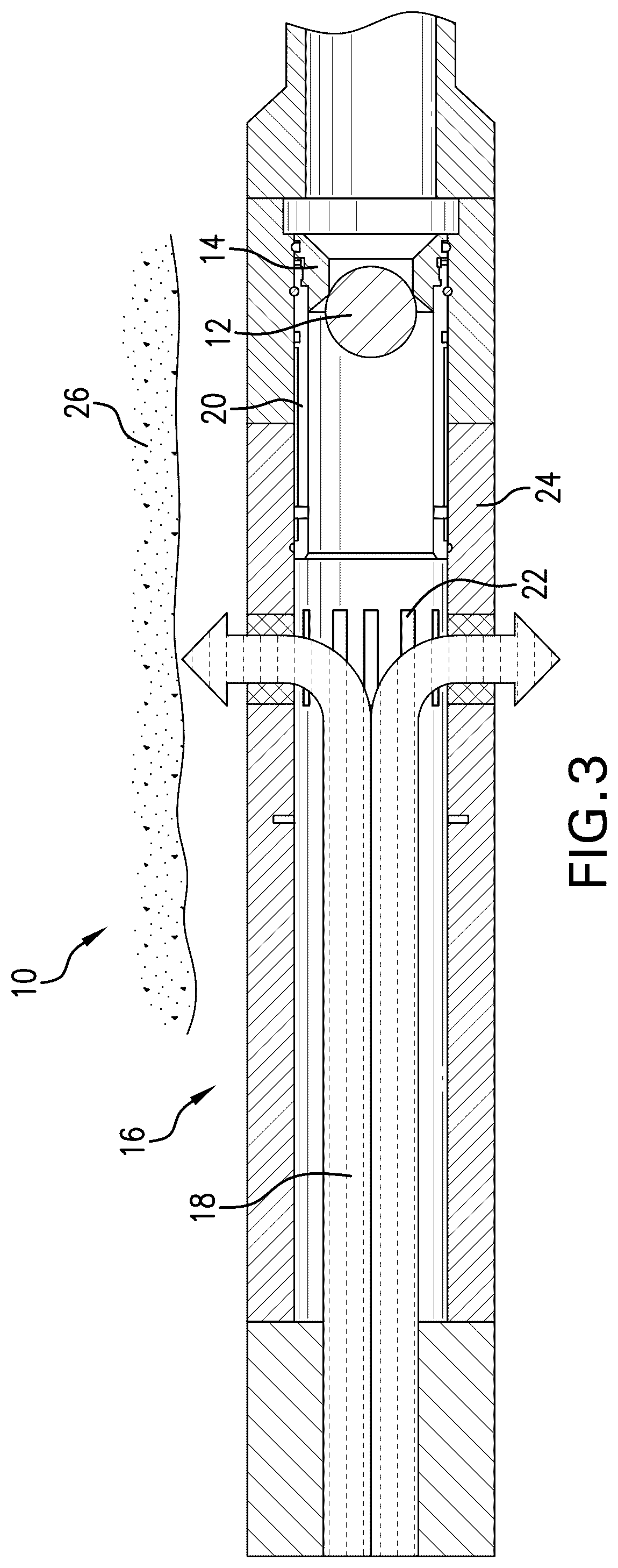 Patent US12460491 Figure 3 – Tripping and filtration object, system, and method