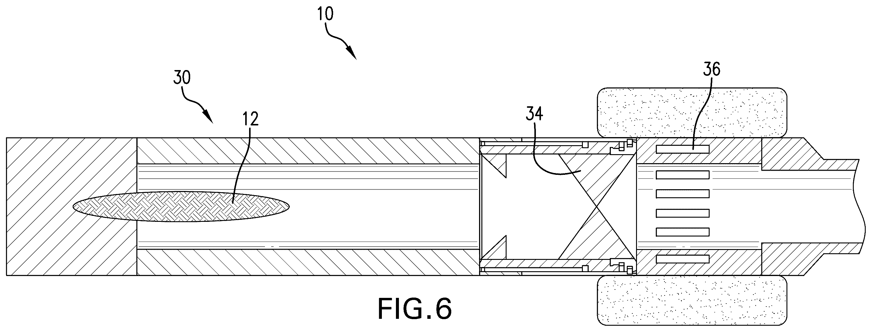 Patent US12460491 Figure 6 – Tripping and filtration object, system, and method