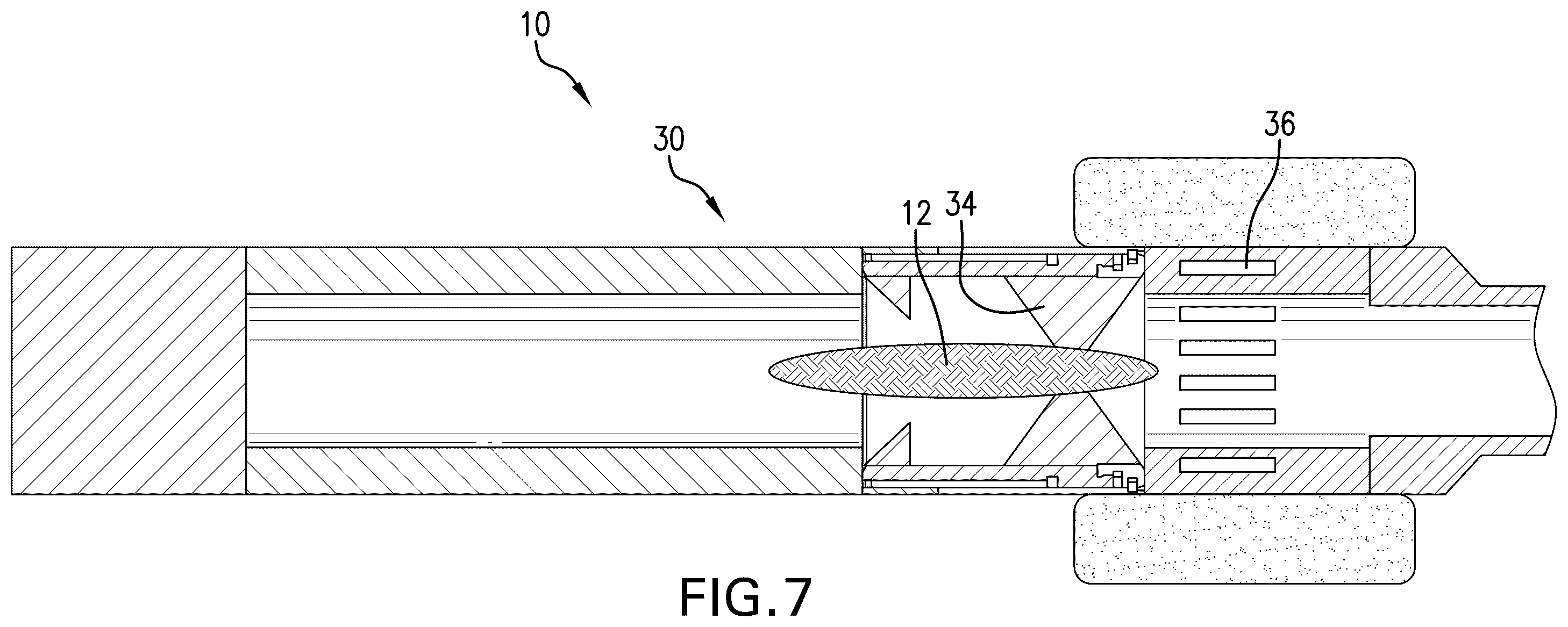 Patent US12460491 Figure 7 – Tripping and filtration object, system, and method