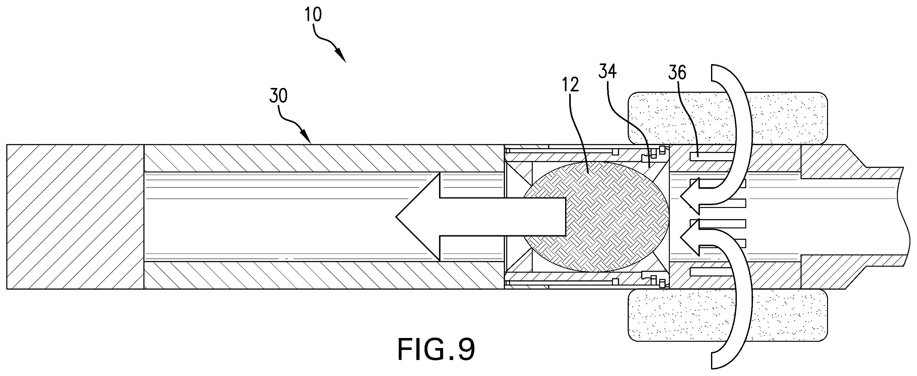 Patent US12460491 Figure 9 – Tripping and filtration object, system, and method