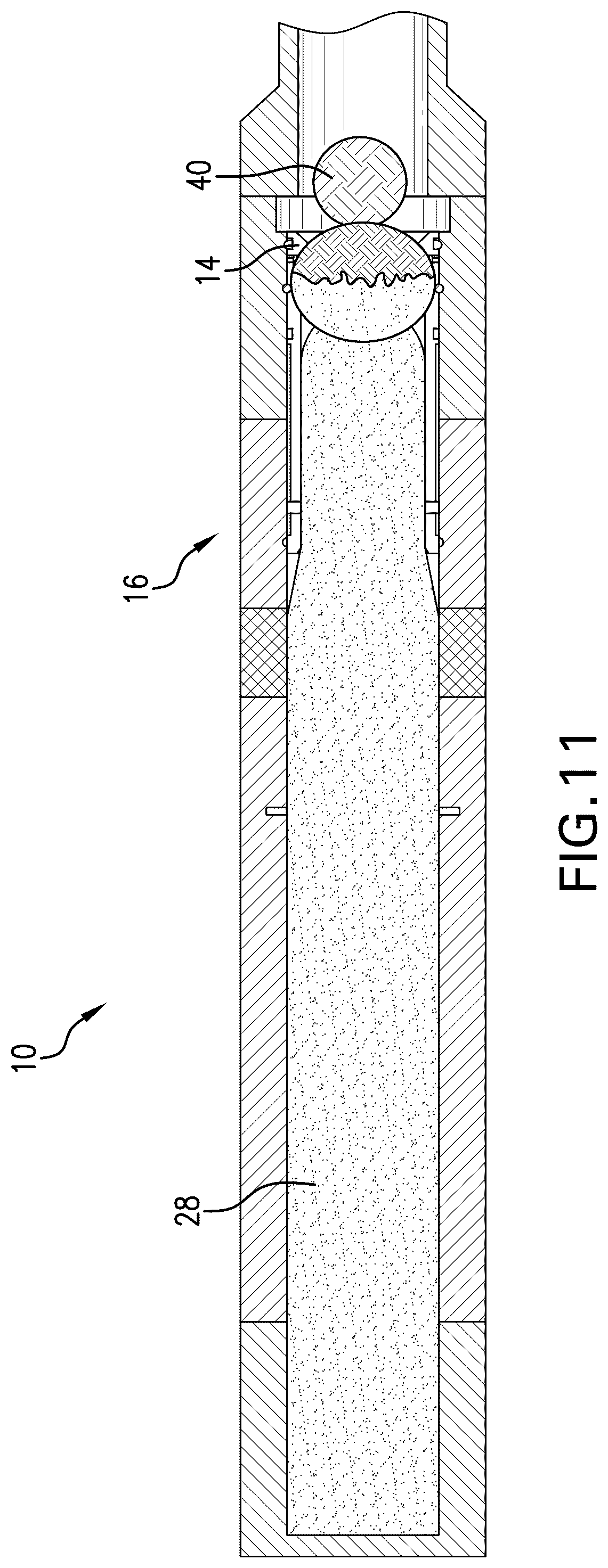 Patent US12460491 Figure 11 – Tripping and filtration object, system, and method