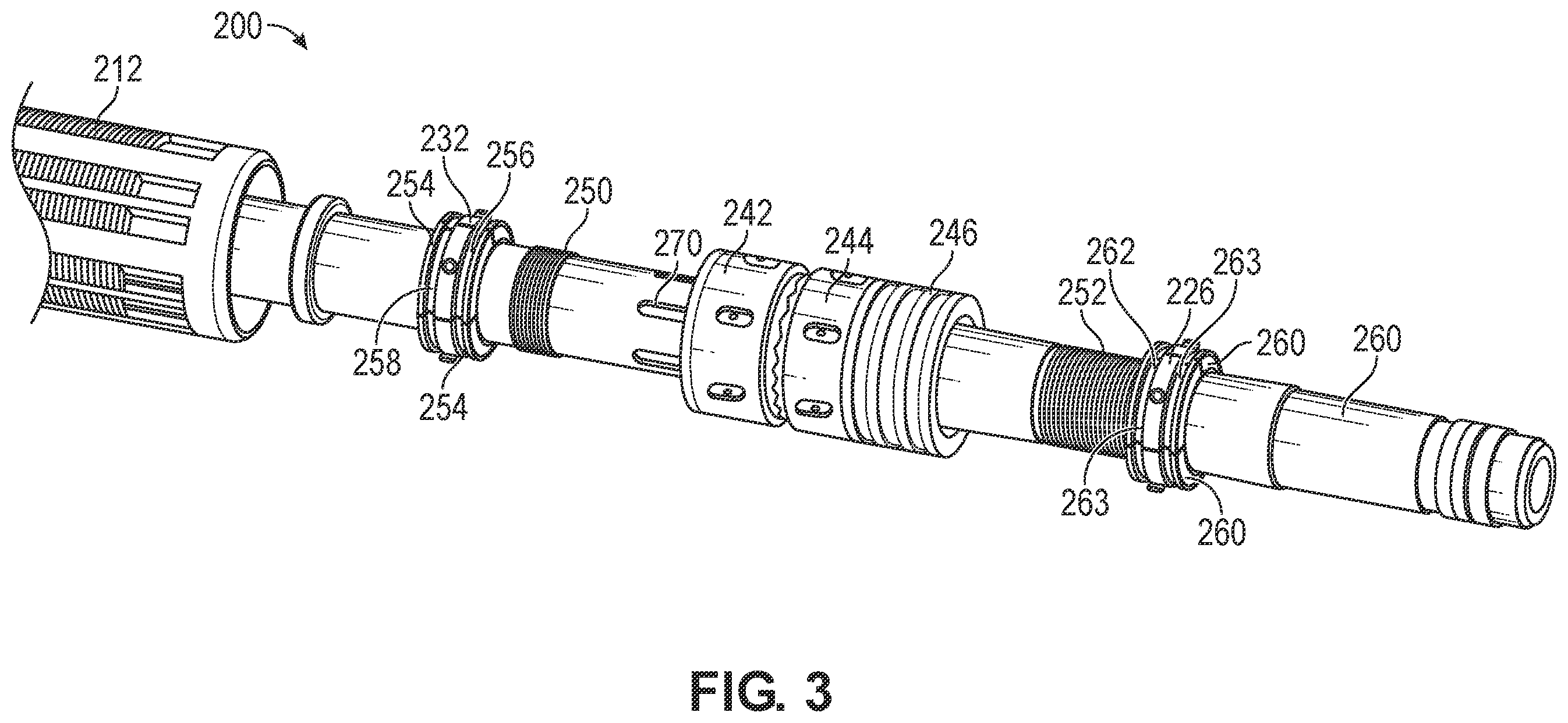 Patent US12460494 Figure 3 – Shearable lock mechanism for storm packer anchor