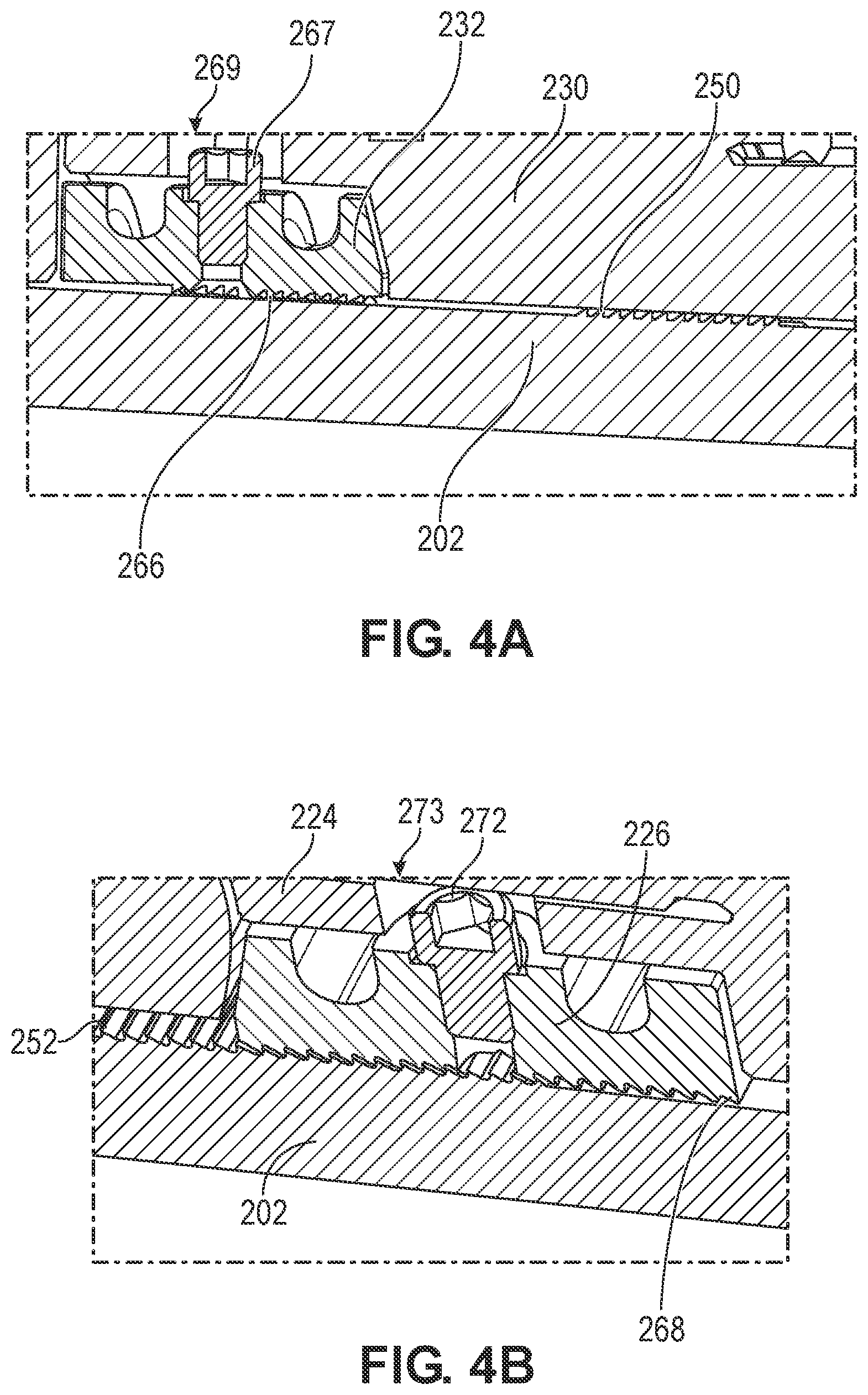 Patent US12460494 Figure 4 – Shearable lock mechanism for storm packer anchor
