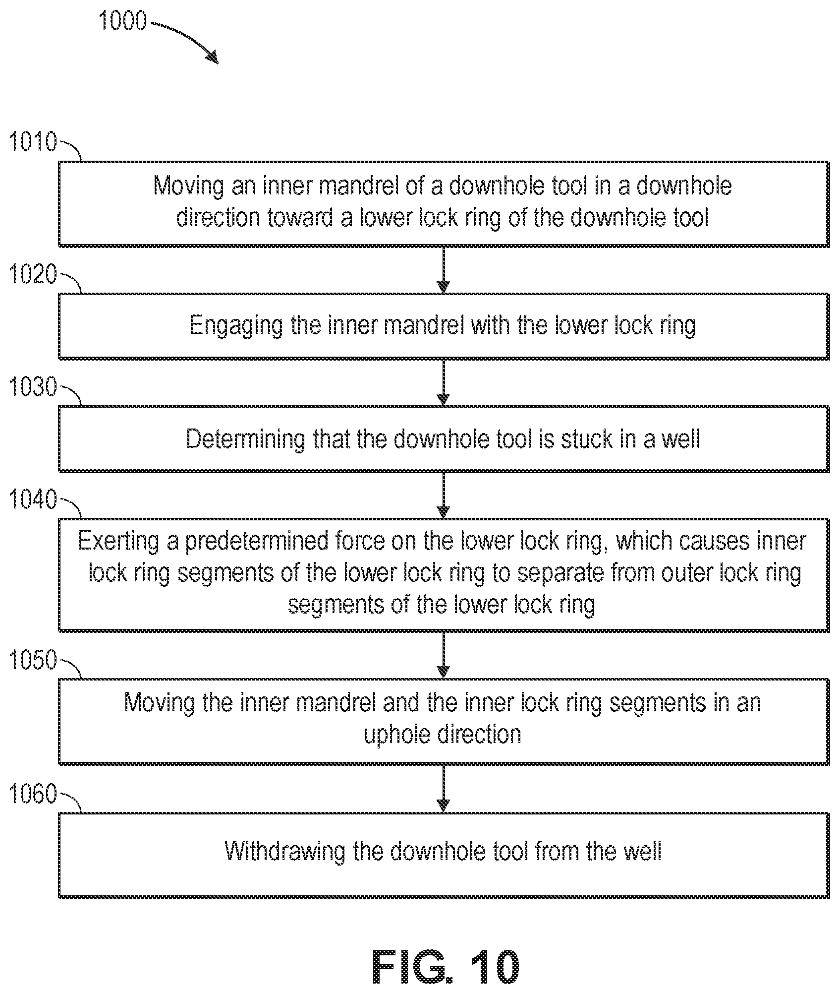 Patent US12460494 Figure 11 – Shearable lock mechanism for storm packer anchor