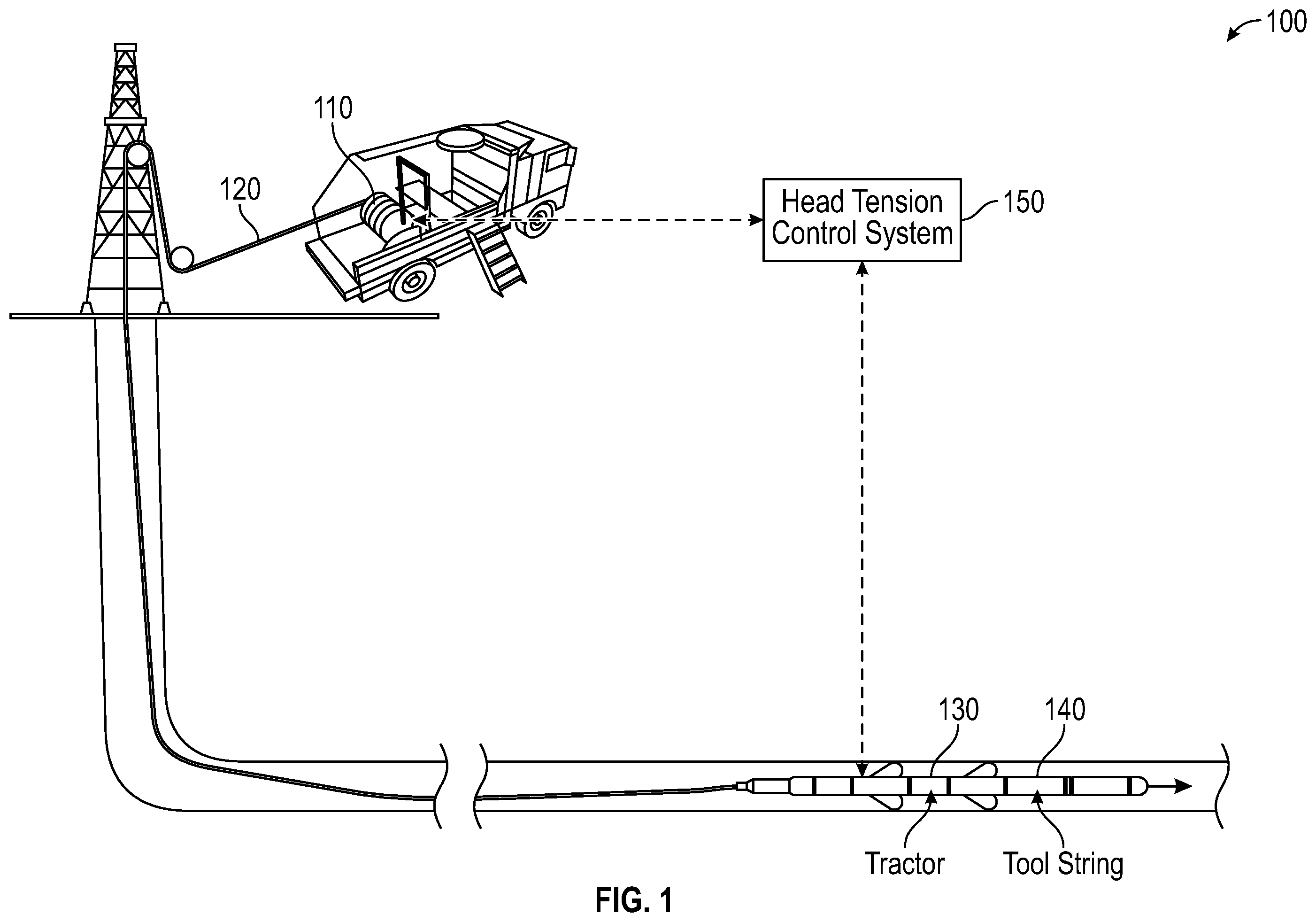 Patent US12460497 — Systems and methods for controlling head tension — Figure 1