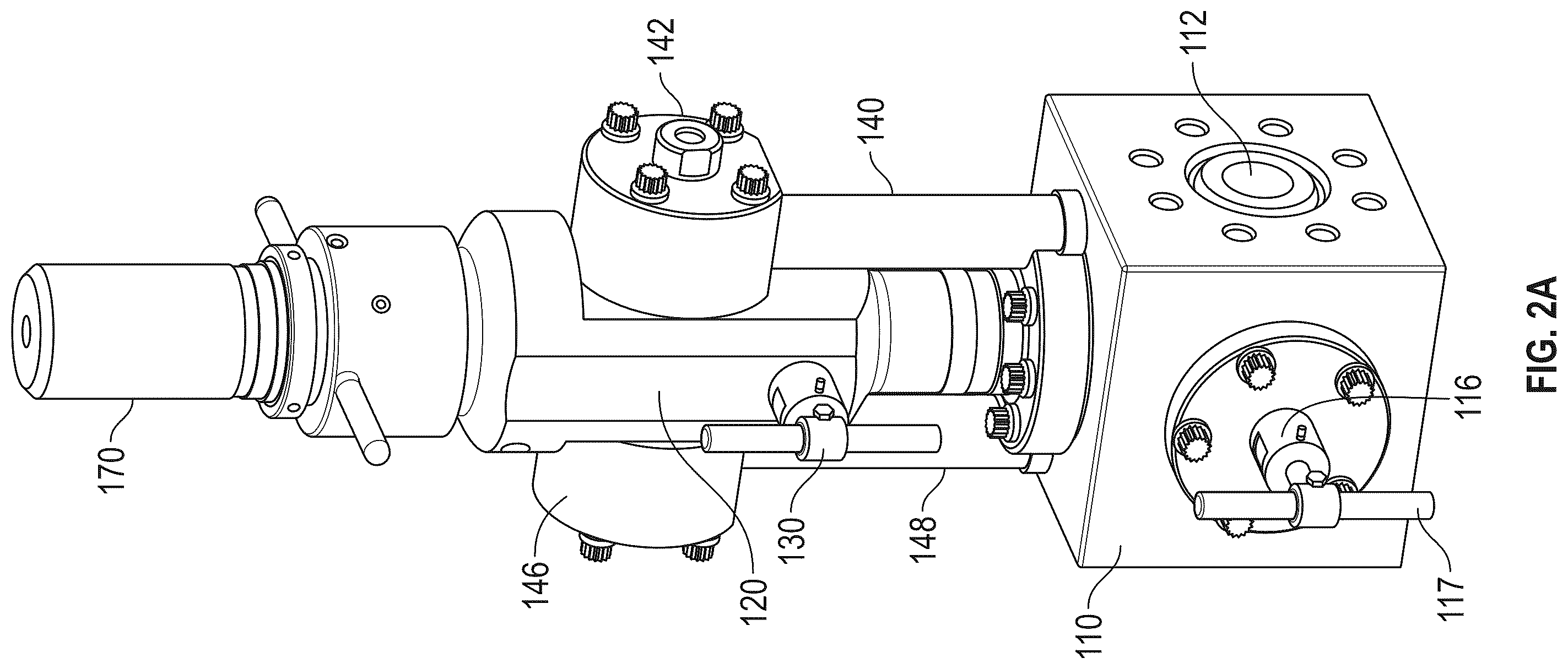 Patent US12460500 Figure 3 – Wellhead flow block and flow control mechanisms