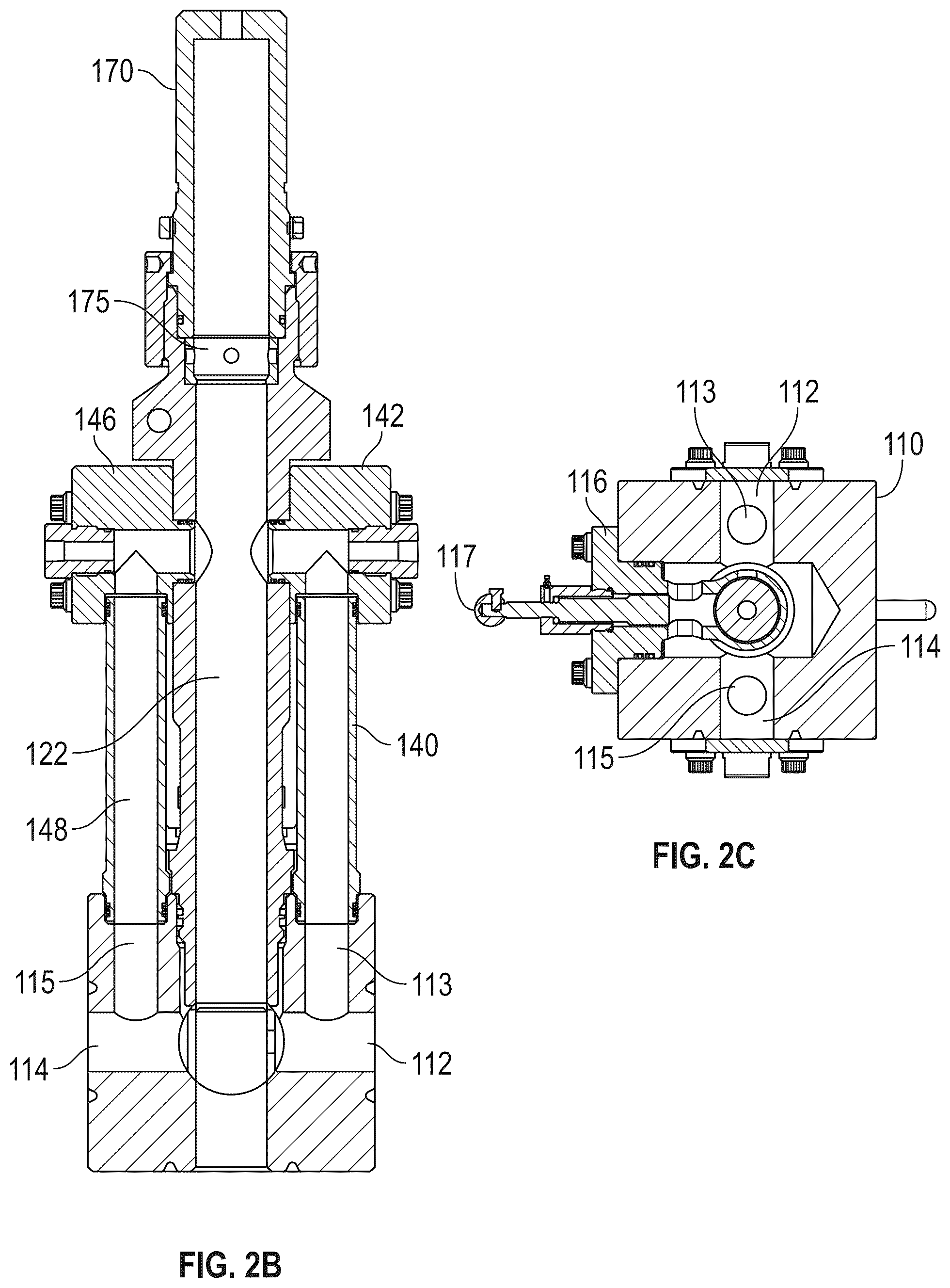 Patent US12460500 Figure 4 – Wellhead flow block and flow control mechanisms