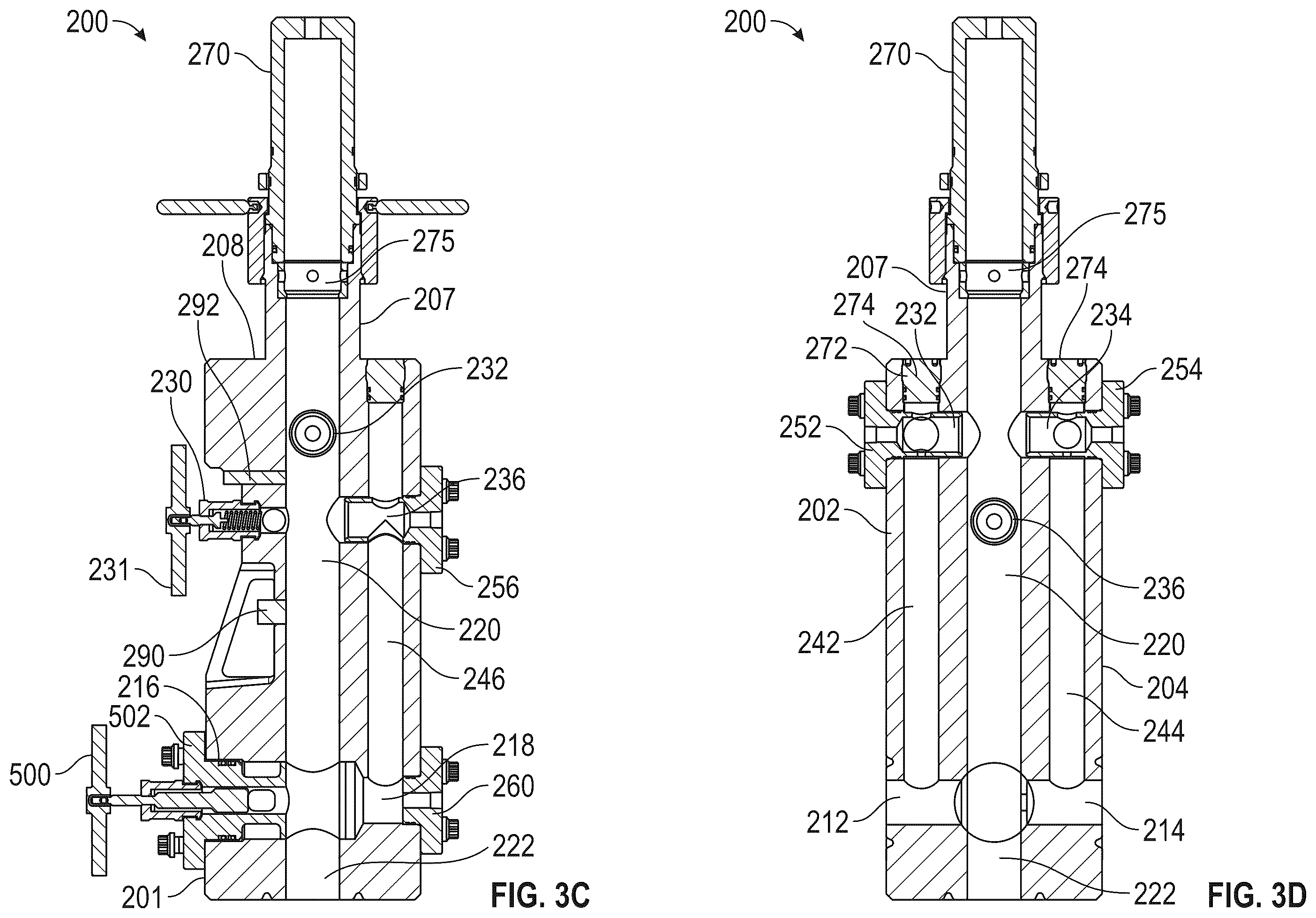 Patent US12460500 Figure 6 – Wellhead flow block and flow control mechanisms