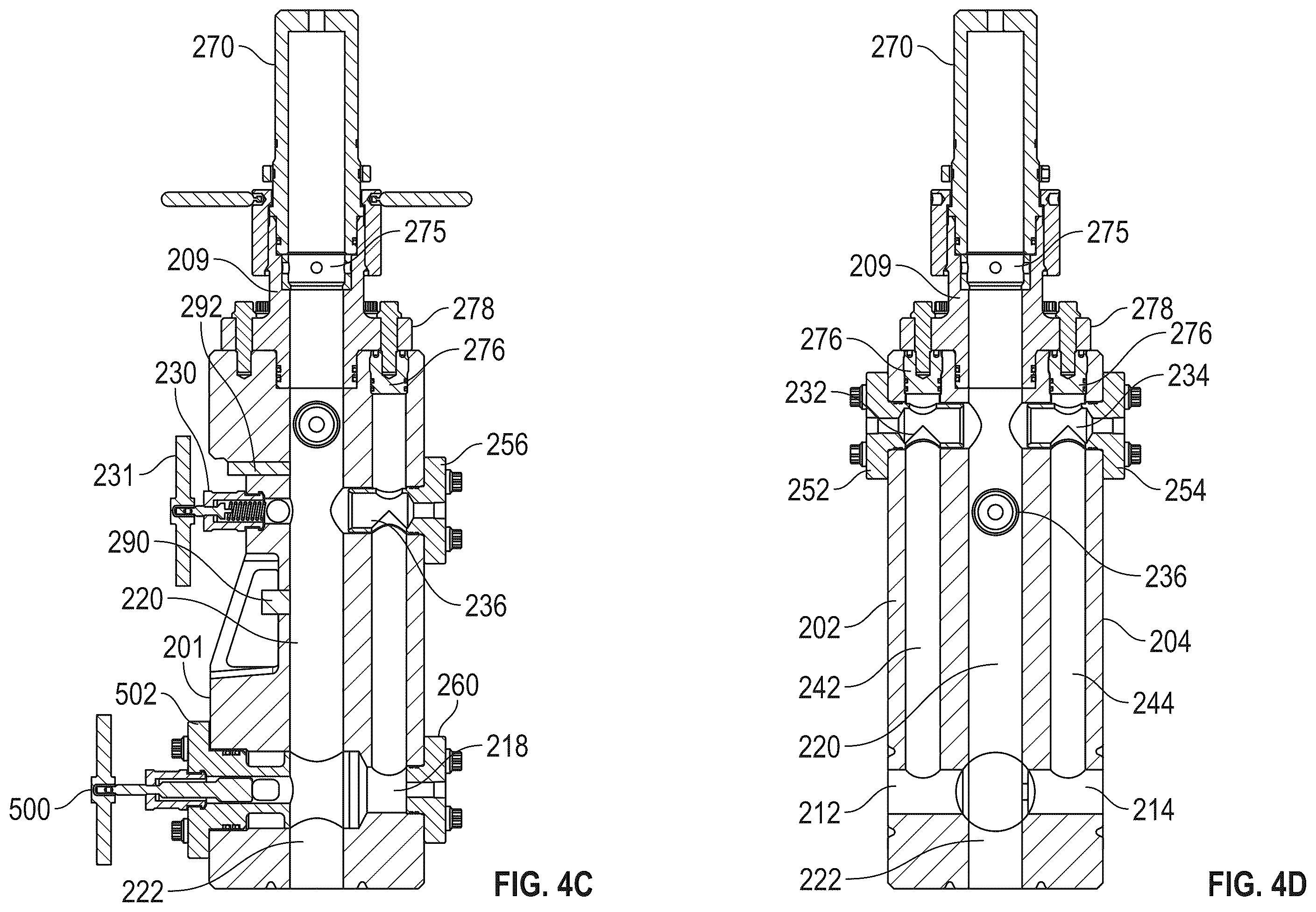 Patent US12460500 Figure 8 – Wellhead flow block and flow control mechanisms