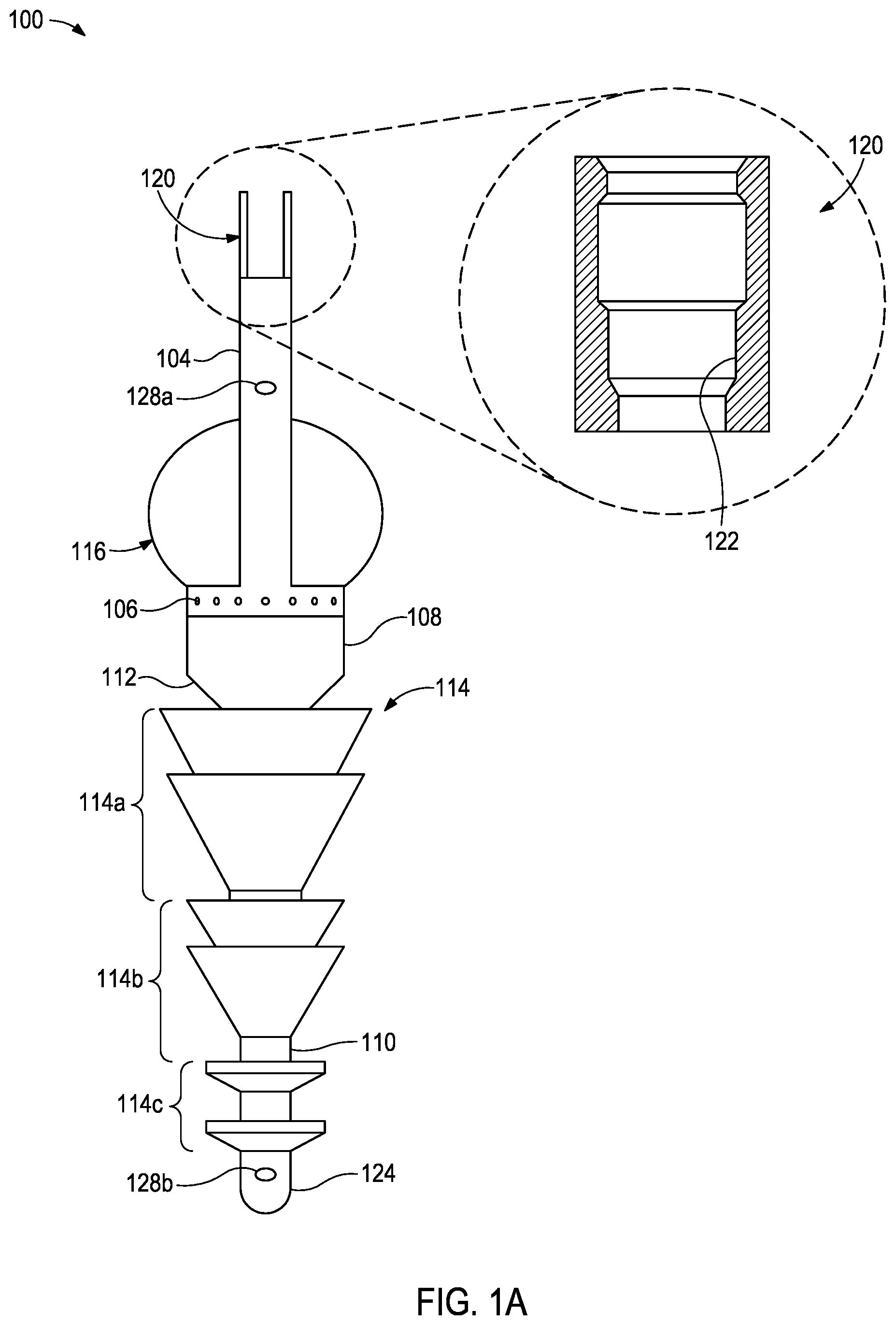 Patent US12460501 Figure 1 – Through-tubing plug