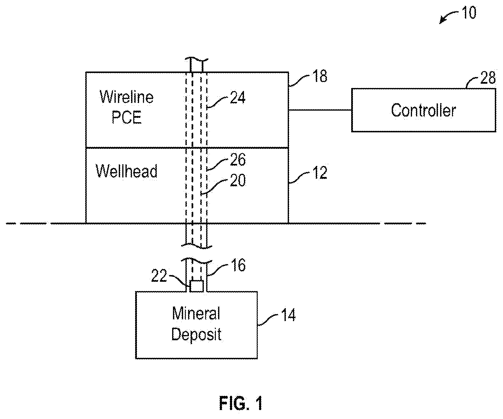 Patent US12460502 Figure 1 – Wireline dynamic sealing packer
