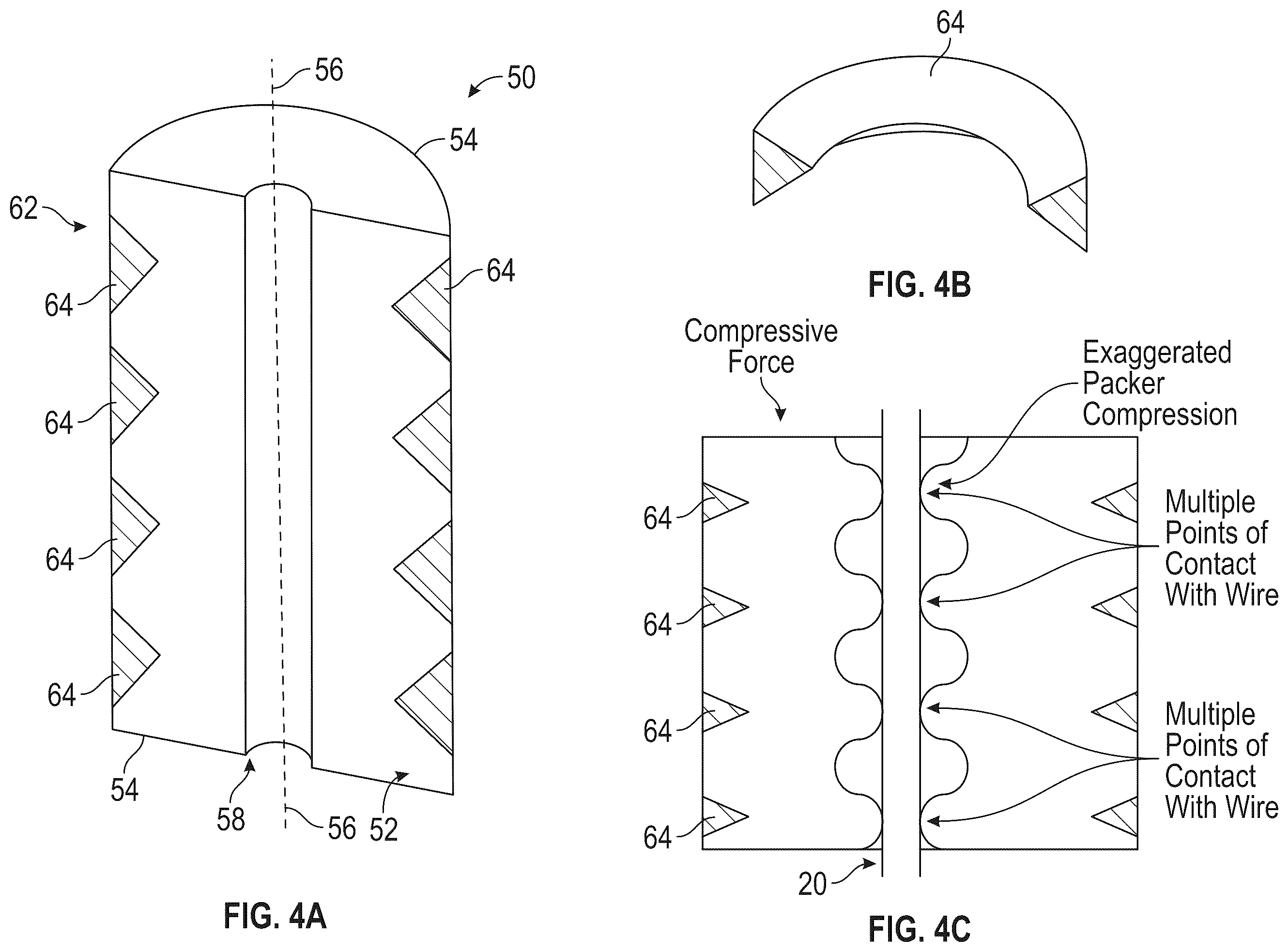Patent US12460502 Figure 4 – Wireline dynamic sealing packer