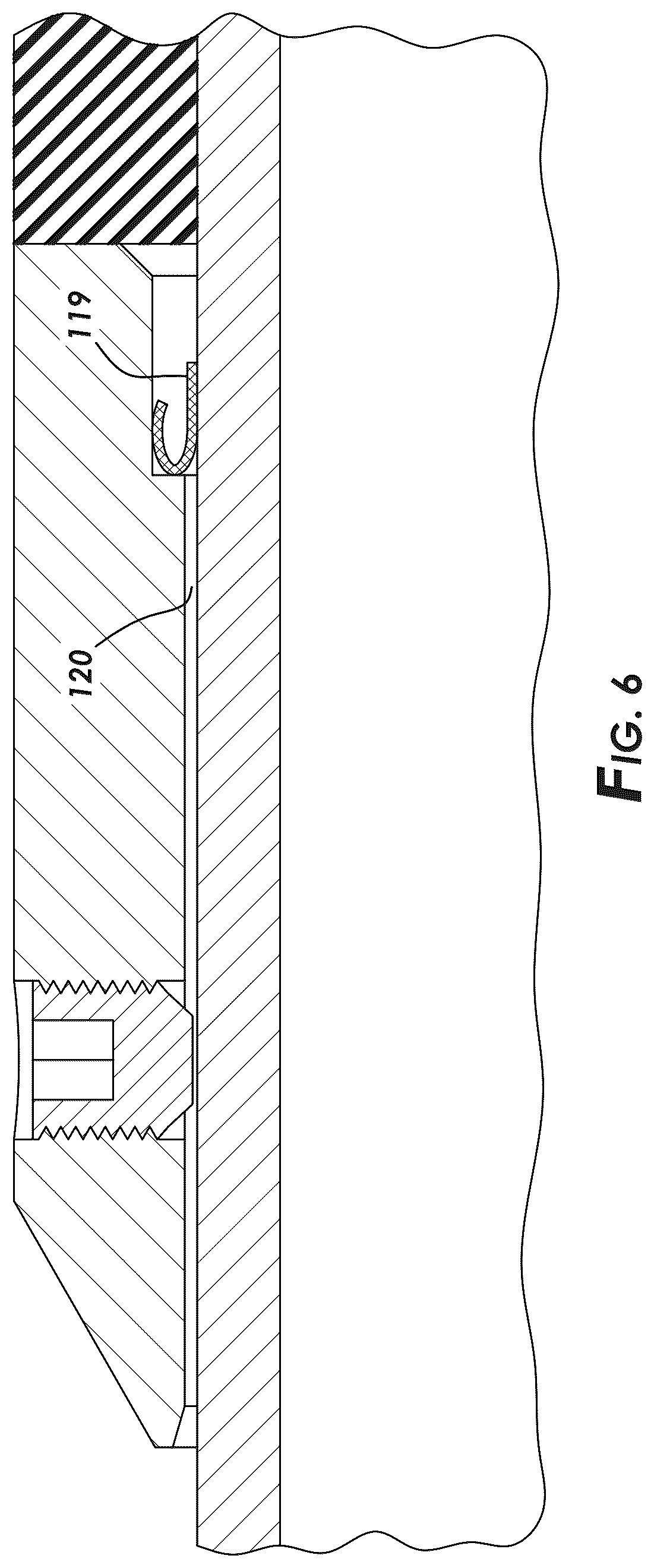 Patent US12460503 Figure 4 – Strain absorbing downhole packer