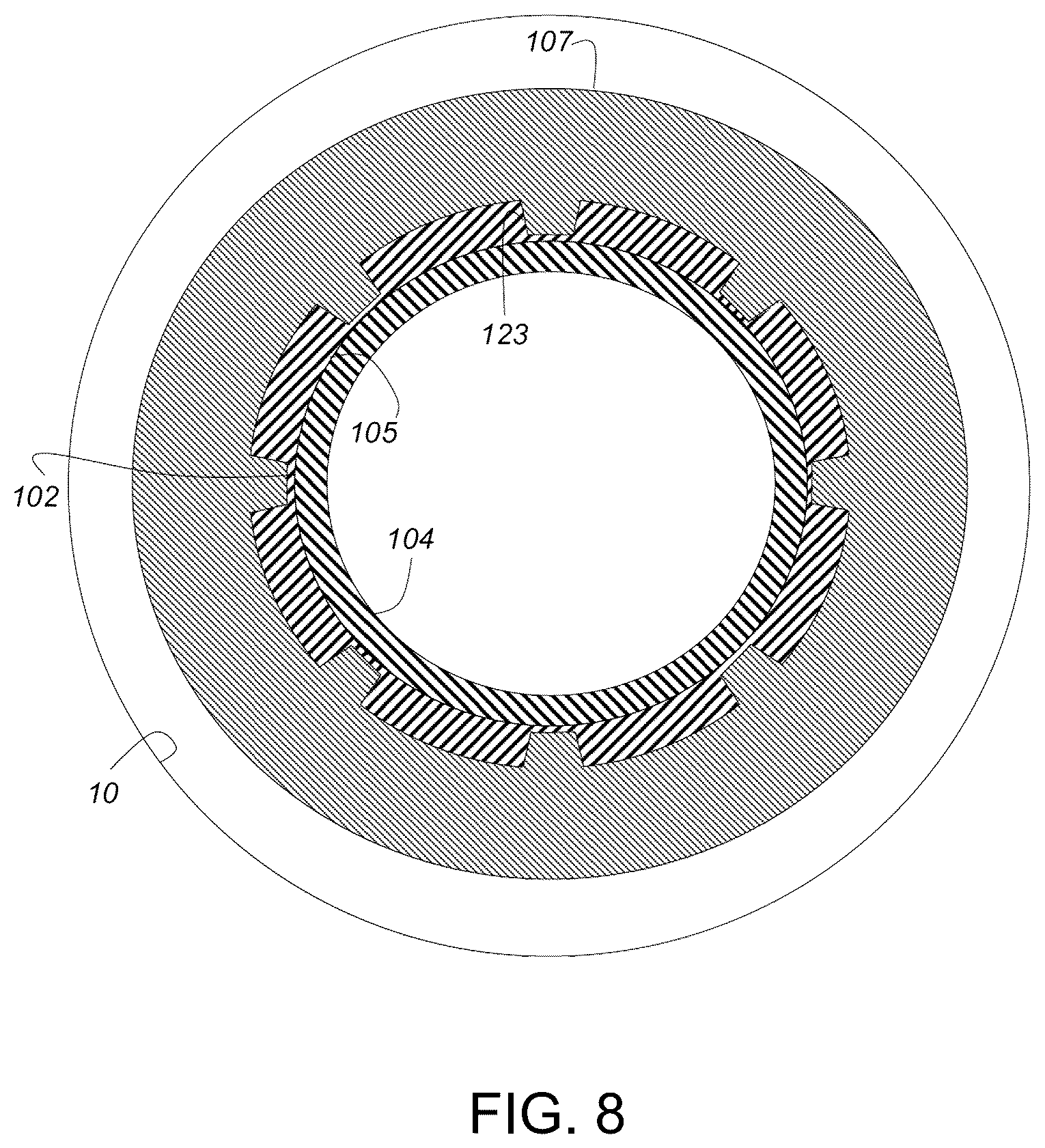 Patent US12460503 Figure 6 – Strain absorbing downhole packer