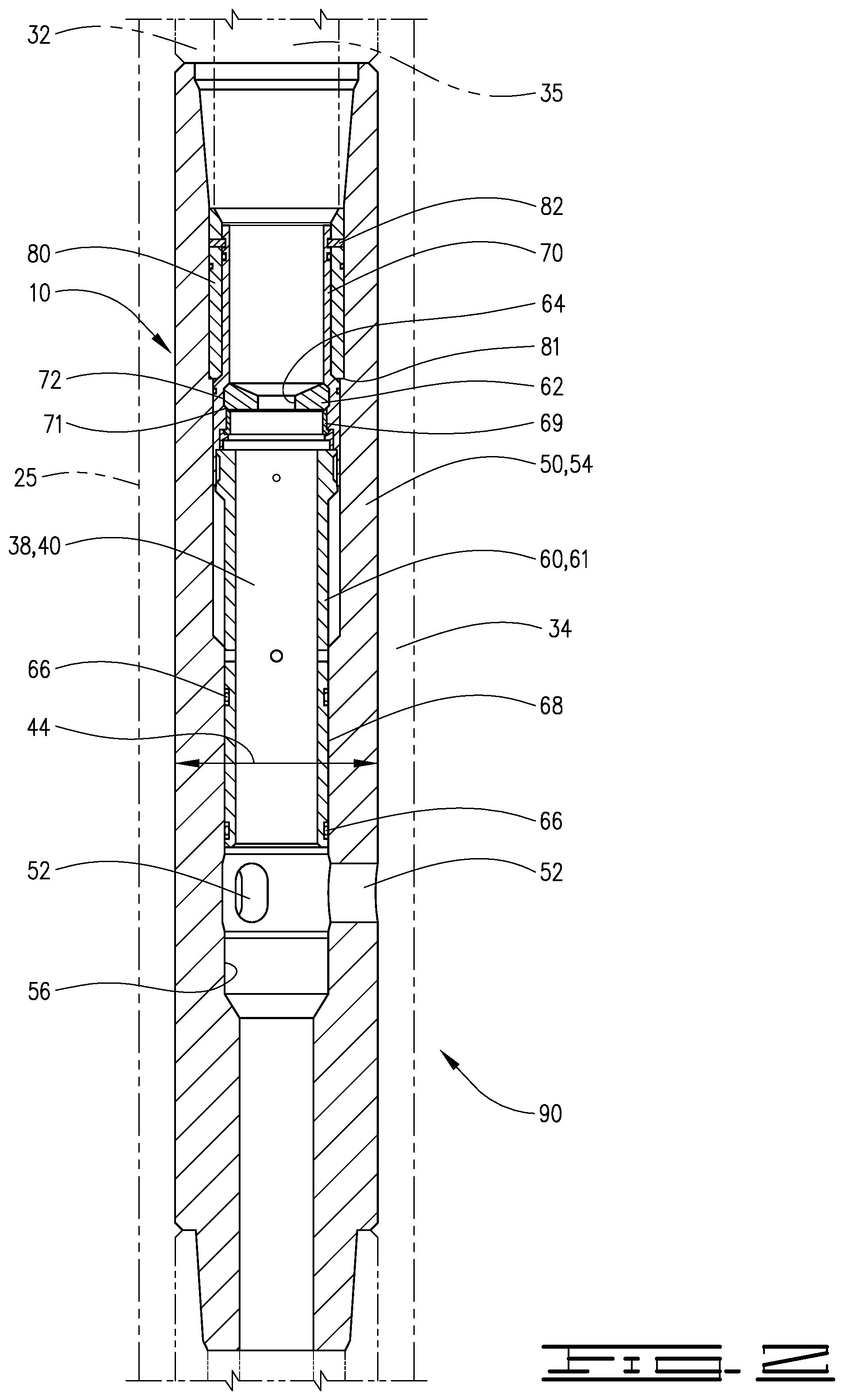Patent US12460507 Figure 2 – Apparatus and method of reducing surge when running casing