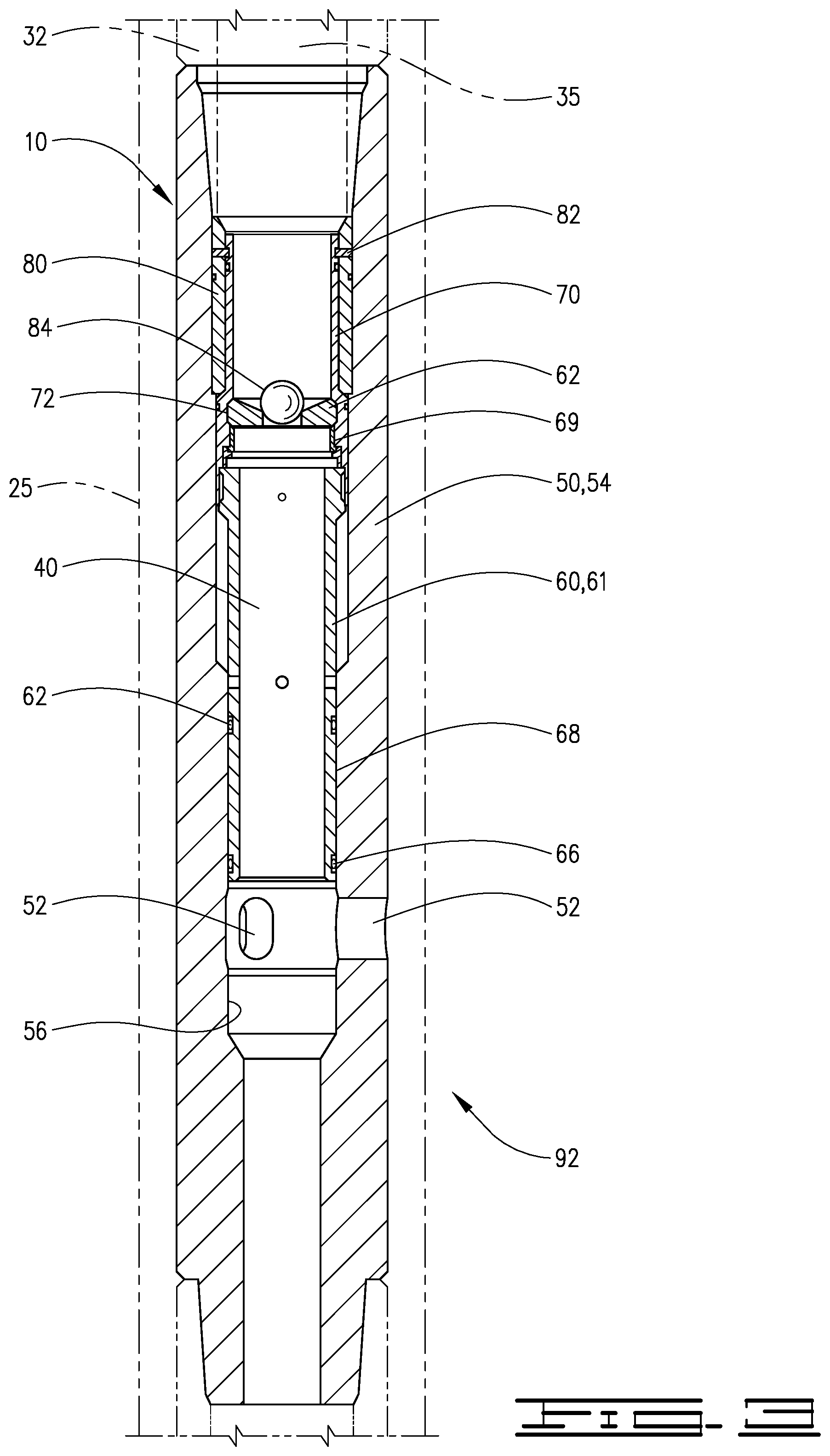 Patent US12460507 Figure 3 – Apparatus and method of reducing surge when running casing