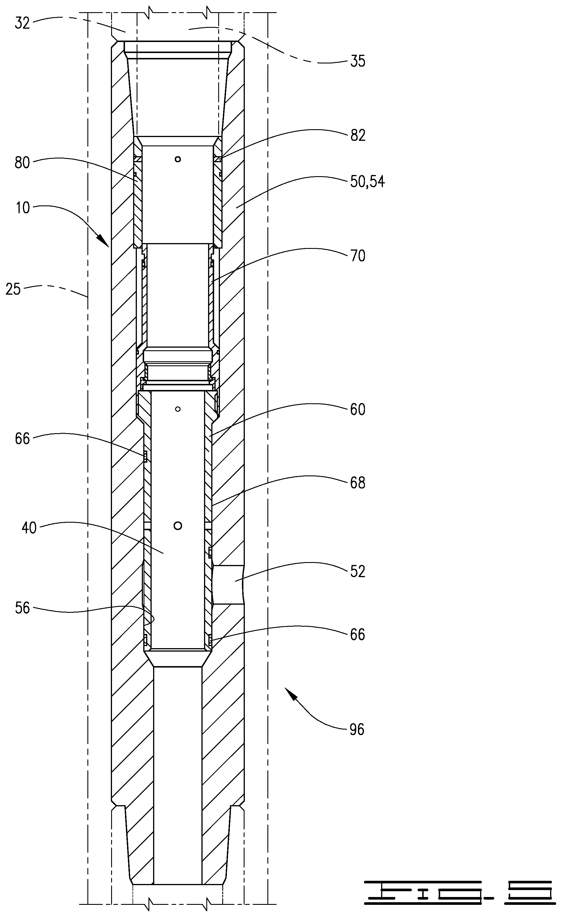 Patent US12460507 Figure 5 – Apparatus and method of reducing surge when running casing