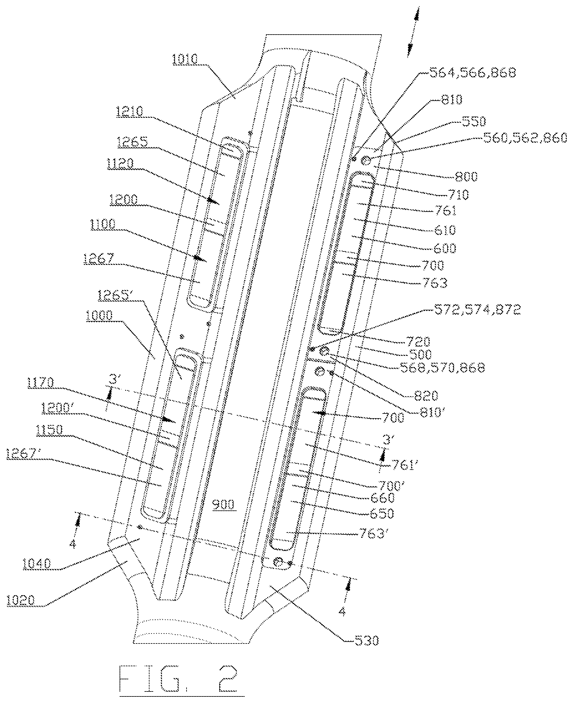 Patent US12460510 Figure 2 – Downhole magnet, downhole magnetic jetting tool and method of attachment of magnet pieces to the tool body