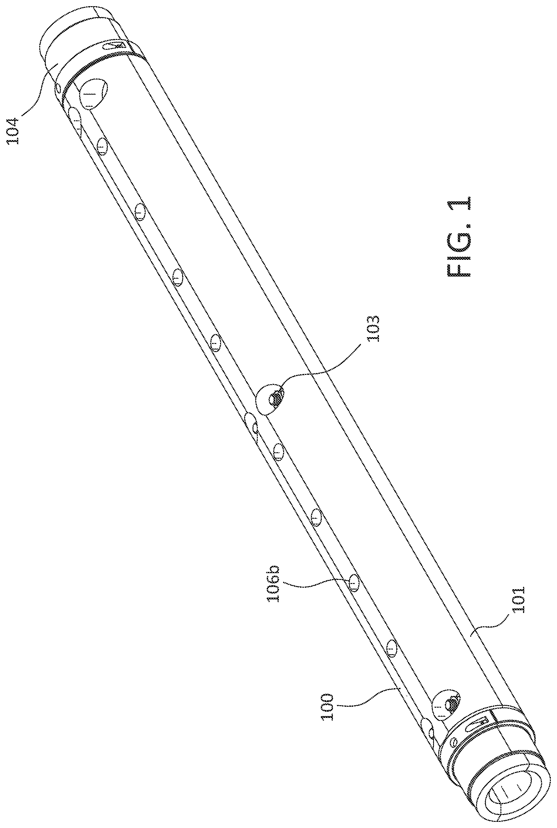 Patent US12460517 Figure 1 – Interlocking perforation gun and methods of use