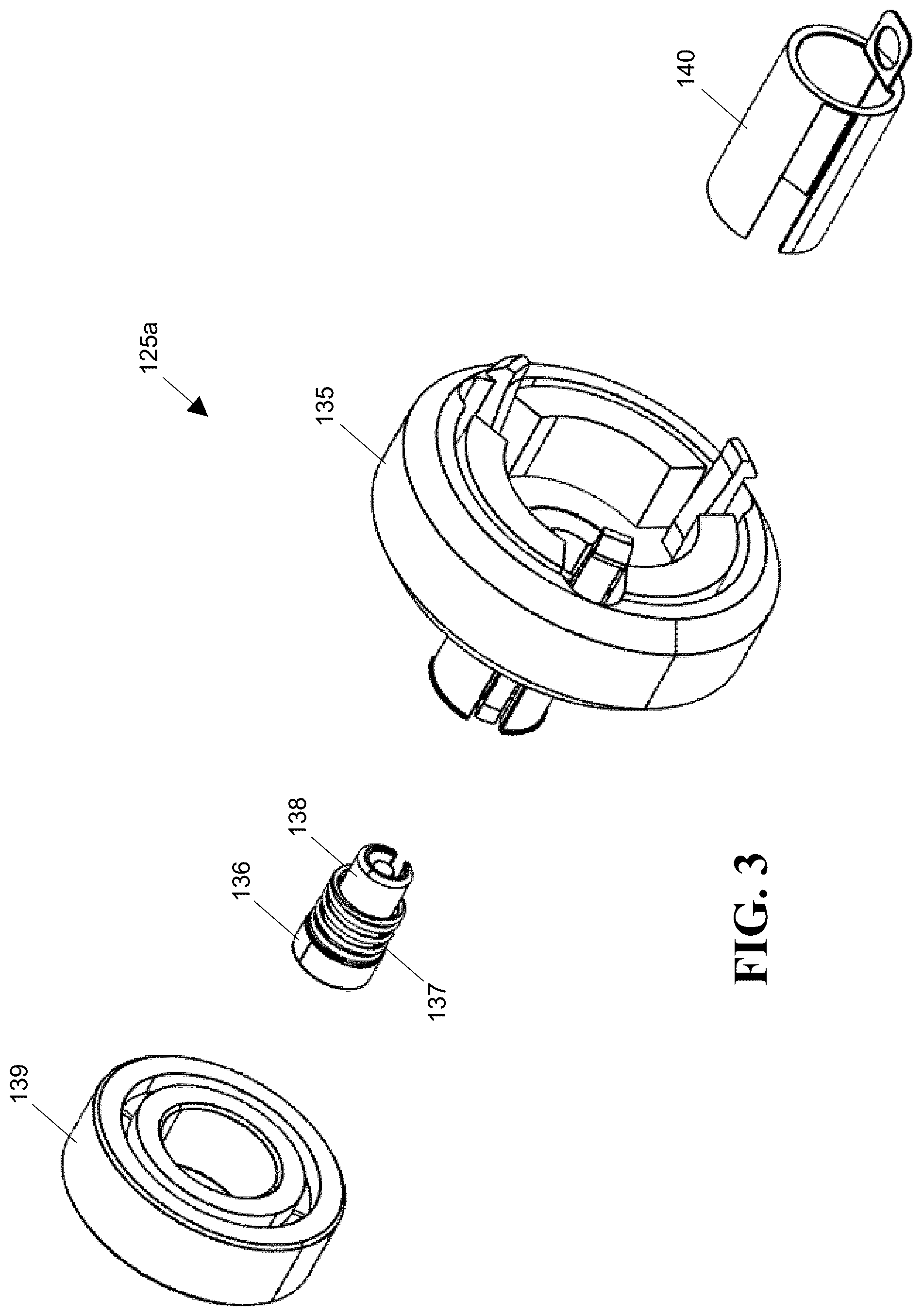 Patent US12460518 Figure 3 – Perforating gun with self-orienting charge cartridge