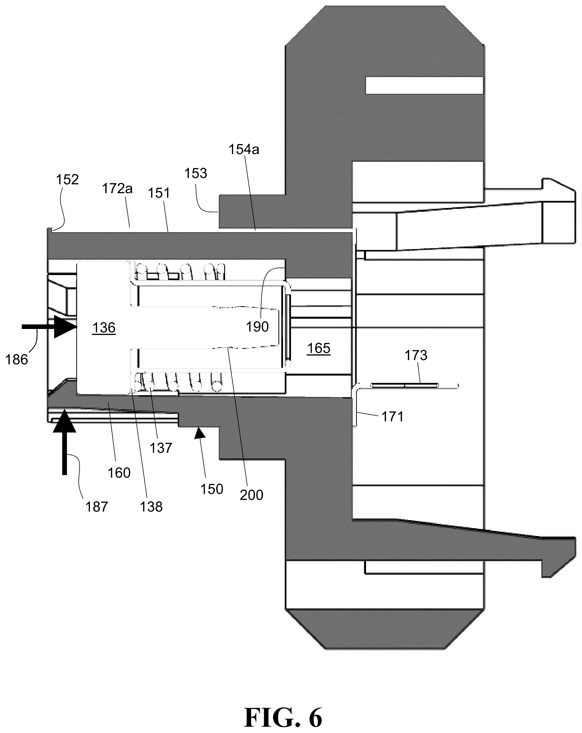 Patent US12460518 Figure 10 – Perforating gun with self-orienting charge cartridge