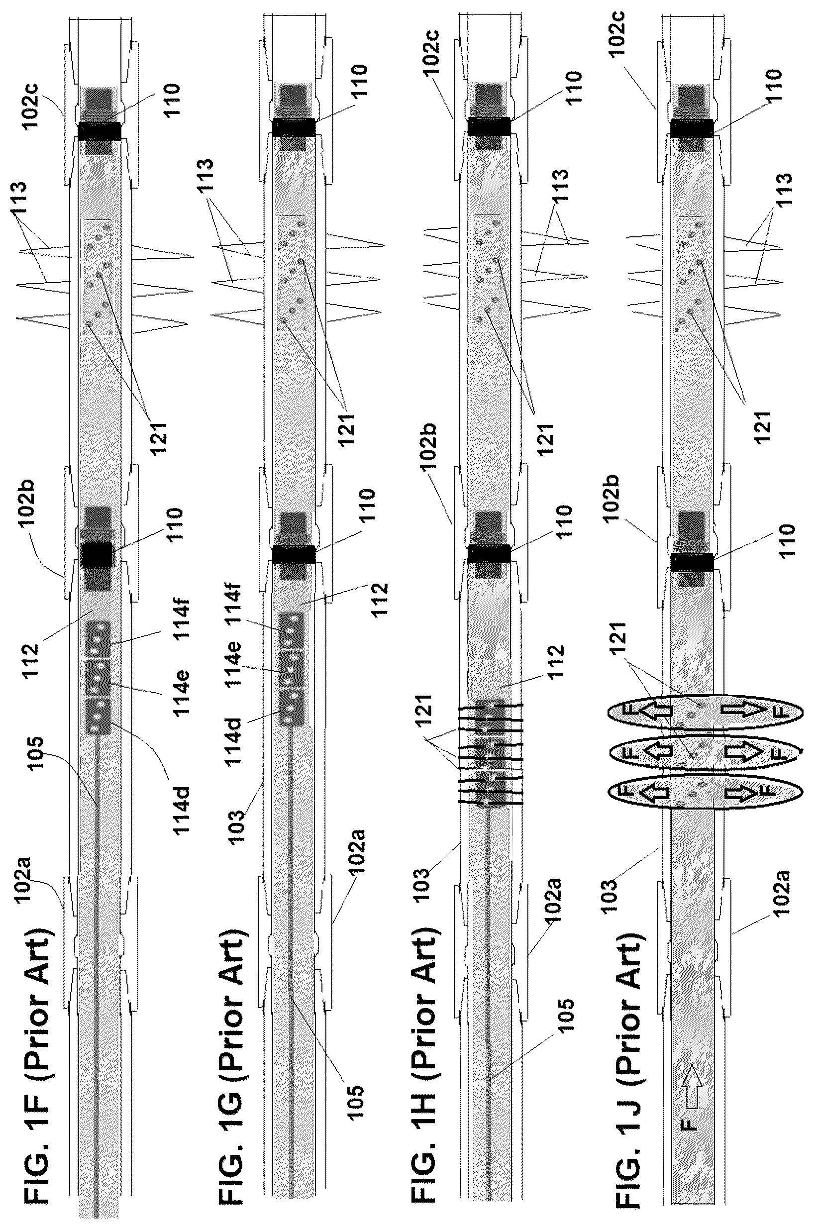 Patent US12460522 Figure 2 – Collet baffle, a tool incorporating same, and a system and method incorporating same, for perforating and fracking a wellbore not having initial ports or sliding sleeves